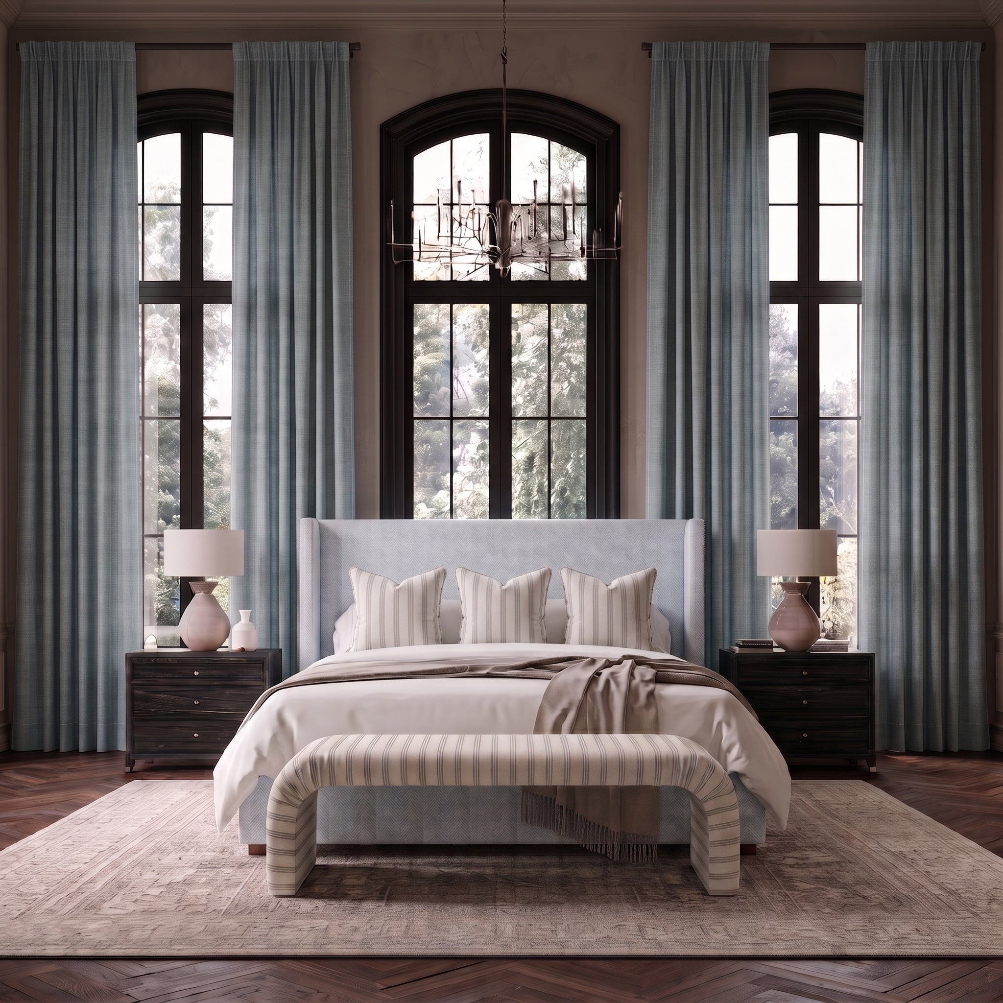 The Selene Bed in Classic Harmony - Lemon Park