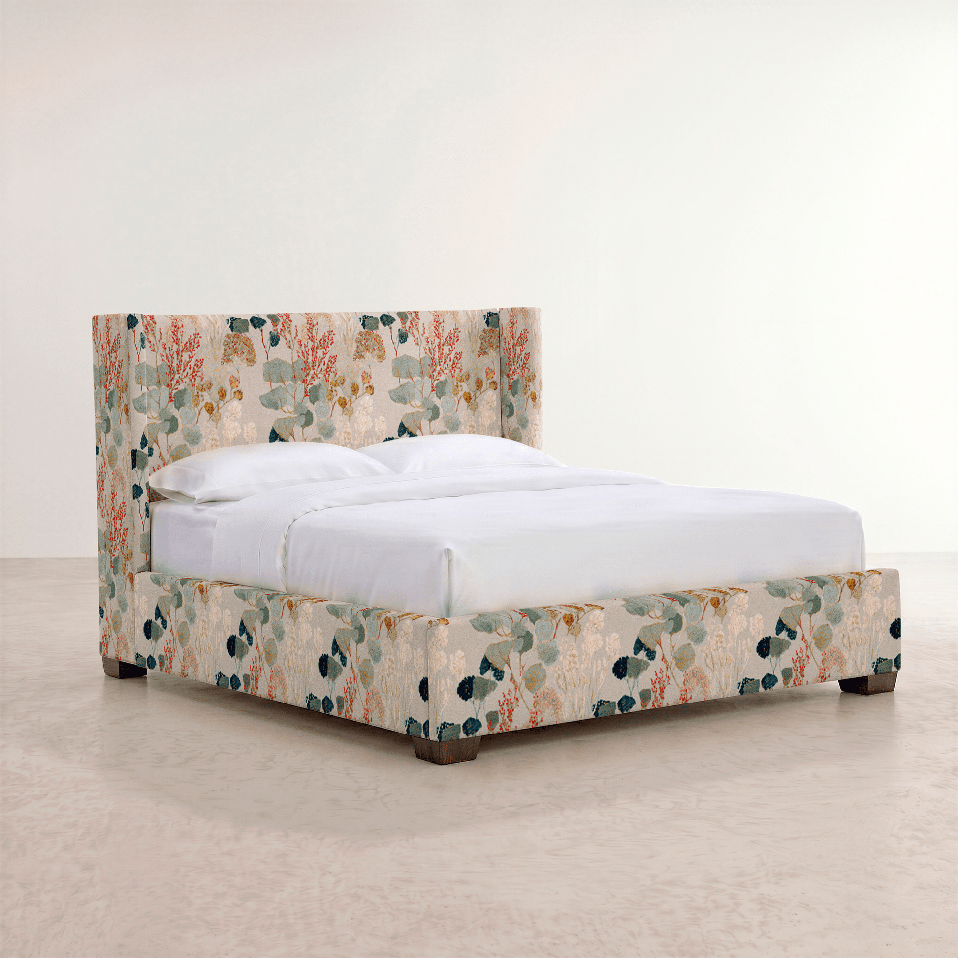 The Selene Bed in Hedgerow - Lemon Park