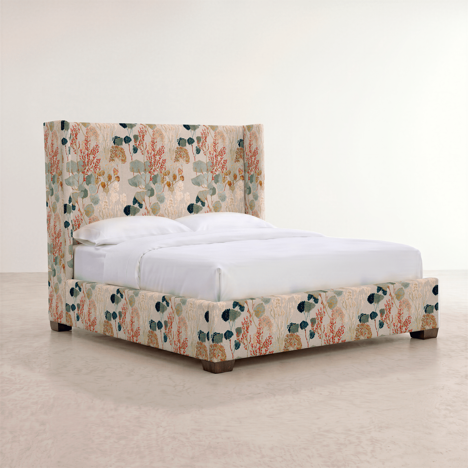 The Selene Bed in Hedgerow - Lemon Park