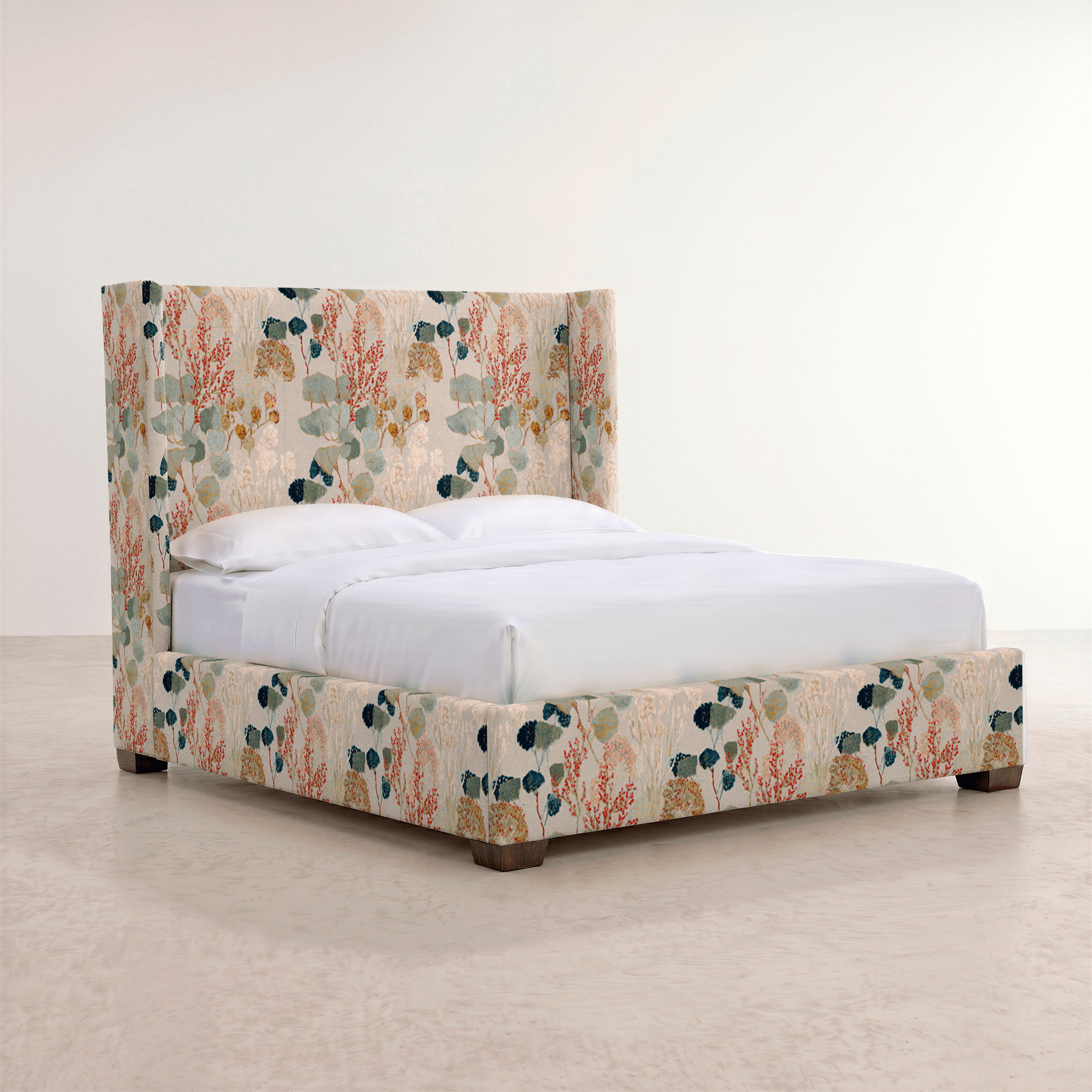The Selene Bed in Hedgerow - Lemon Park