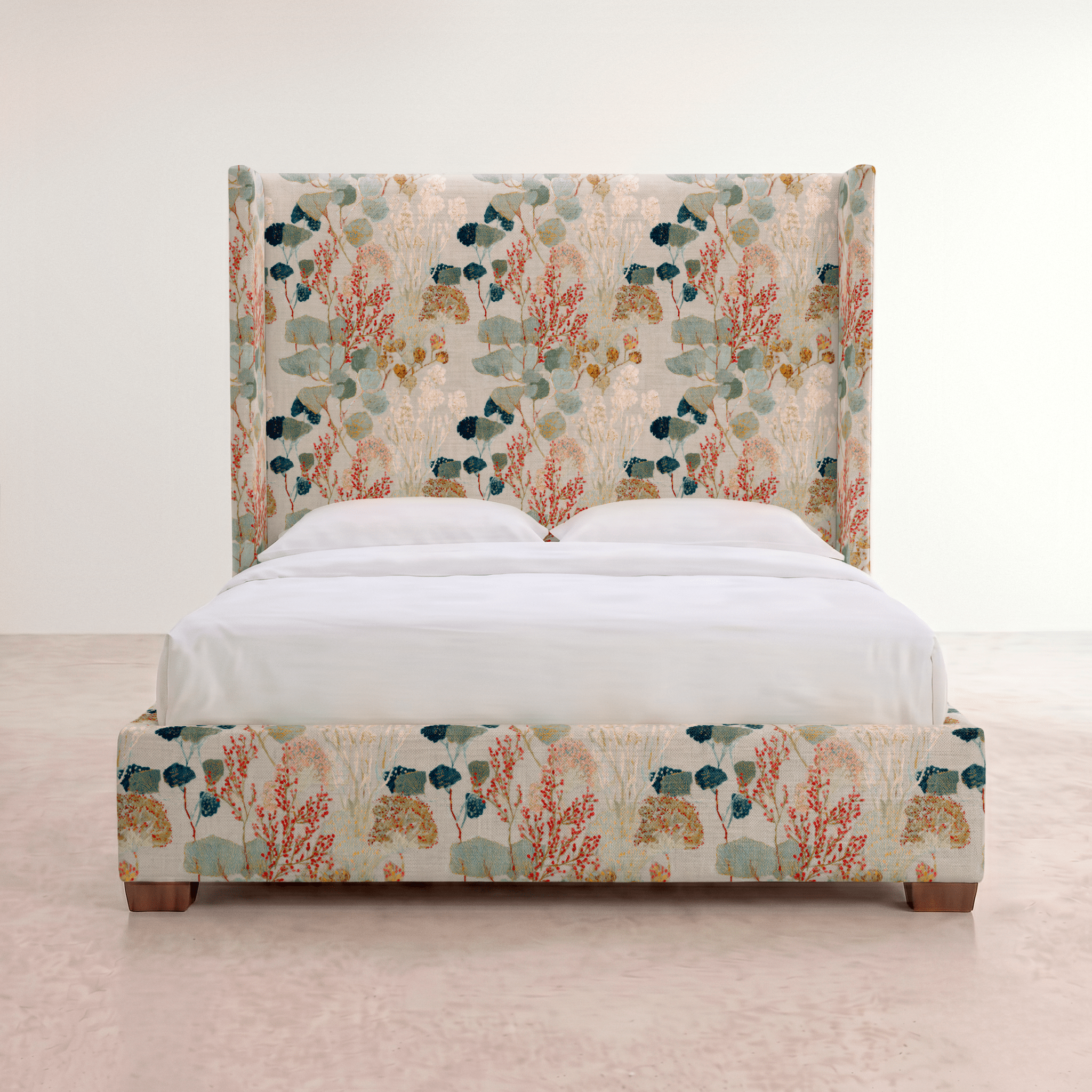 The Selene Bed in Hedgerow - Lemon Park