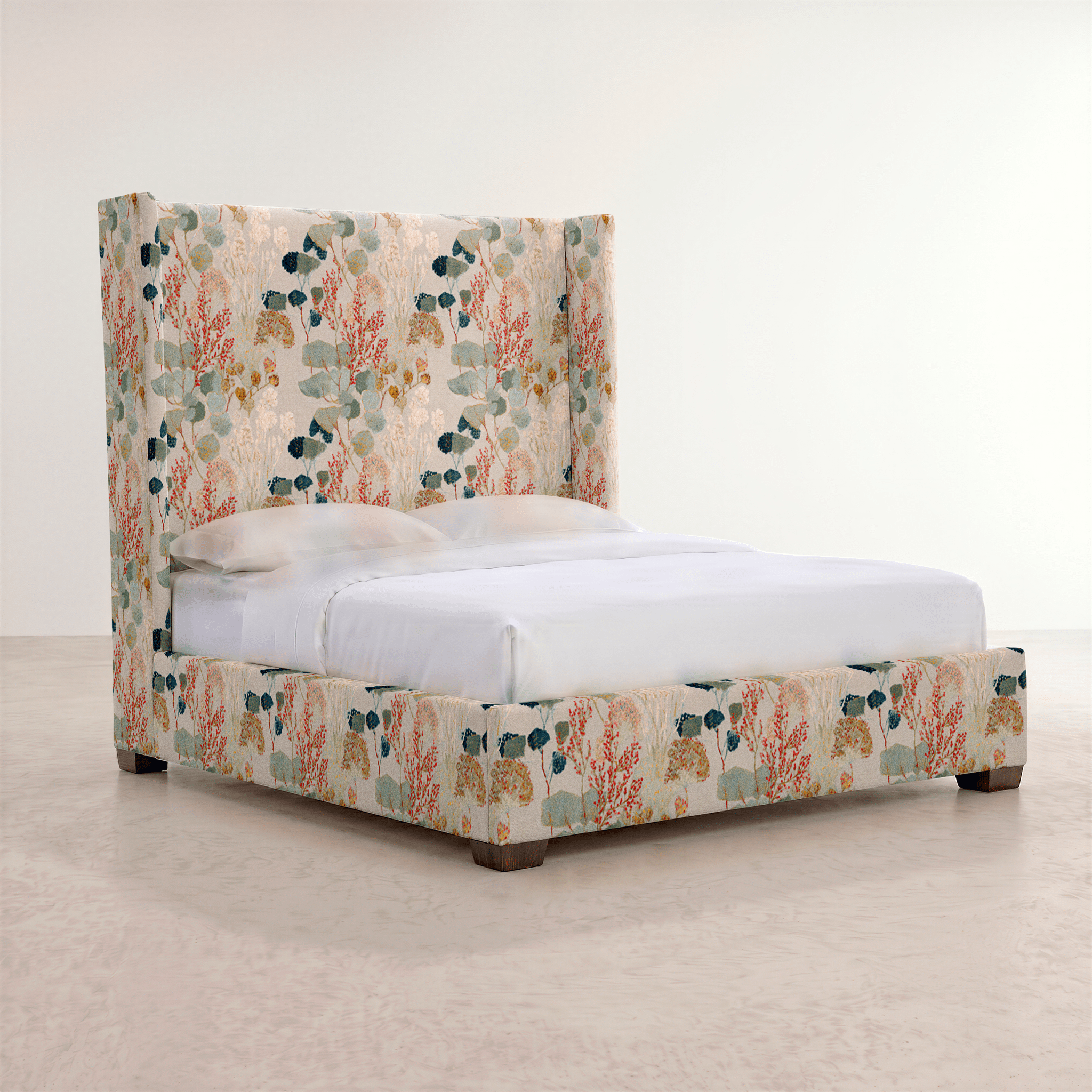 The Selene Bed in Hedgerow - Lemon Park