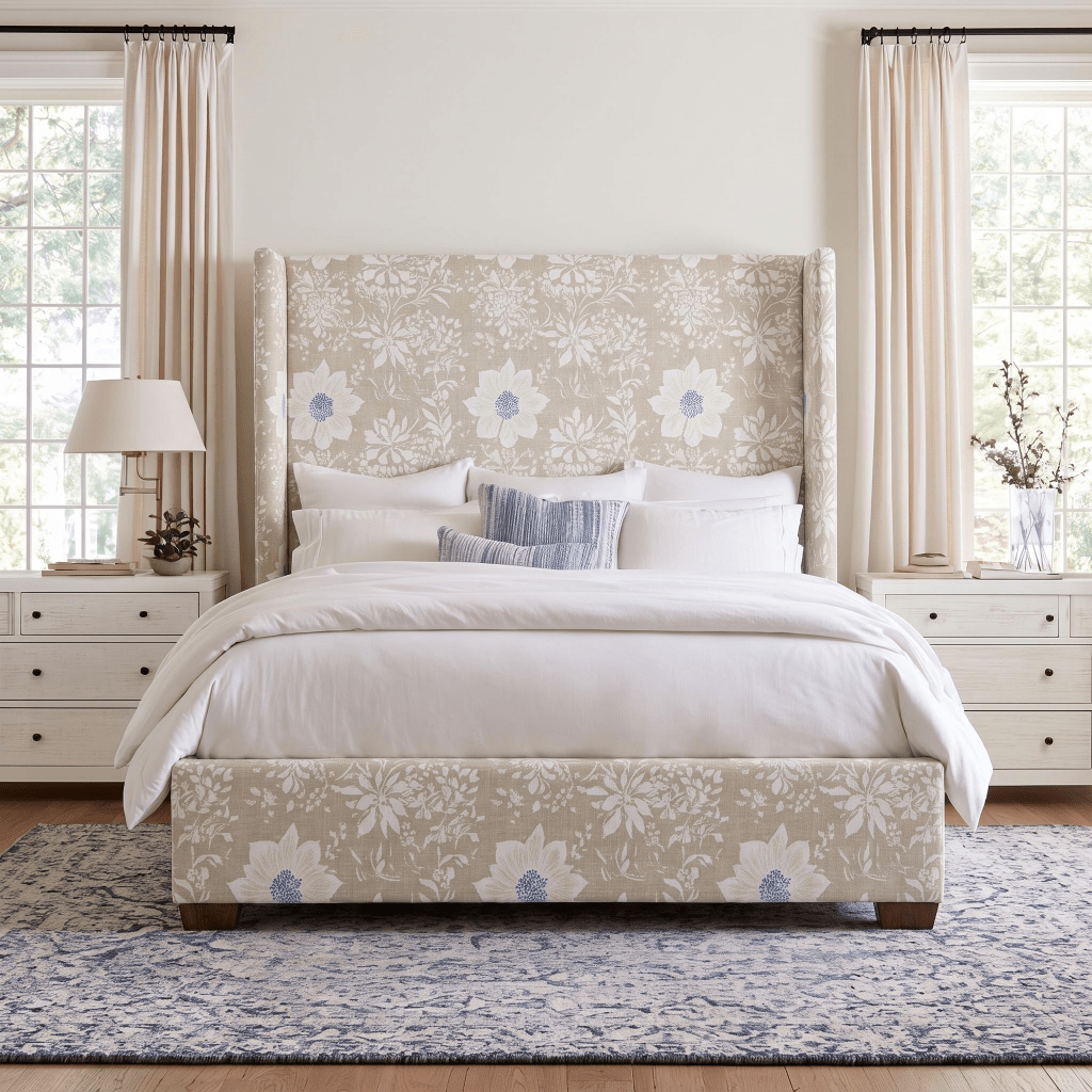 The Selene Bed in Jesse - Lemon Park