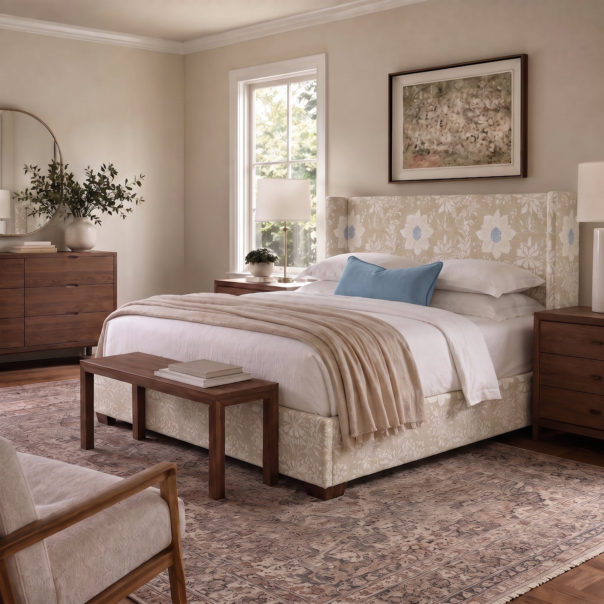 The Selene Bed in Jesse - Lemon Park