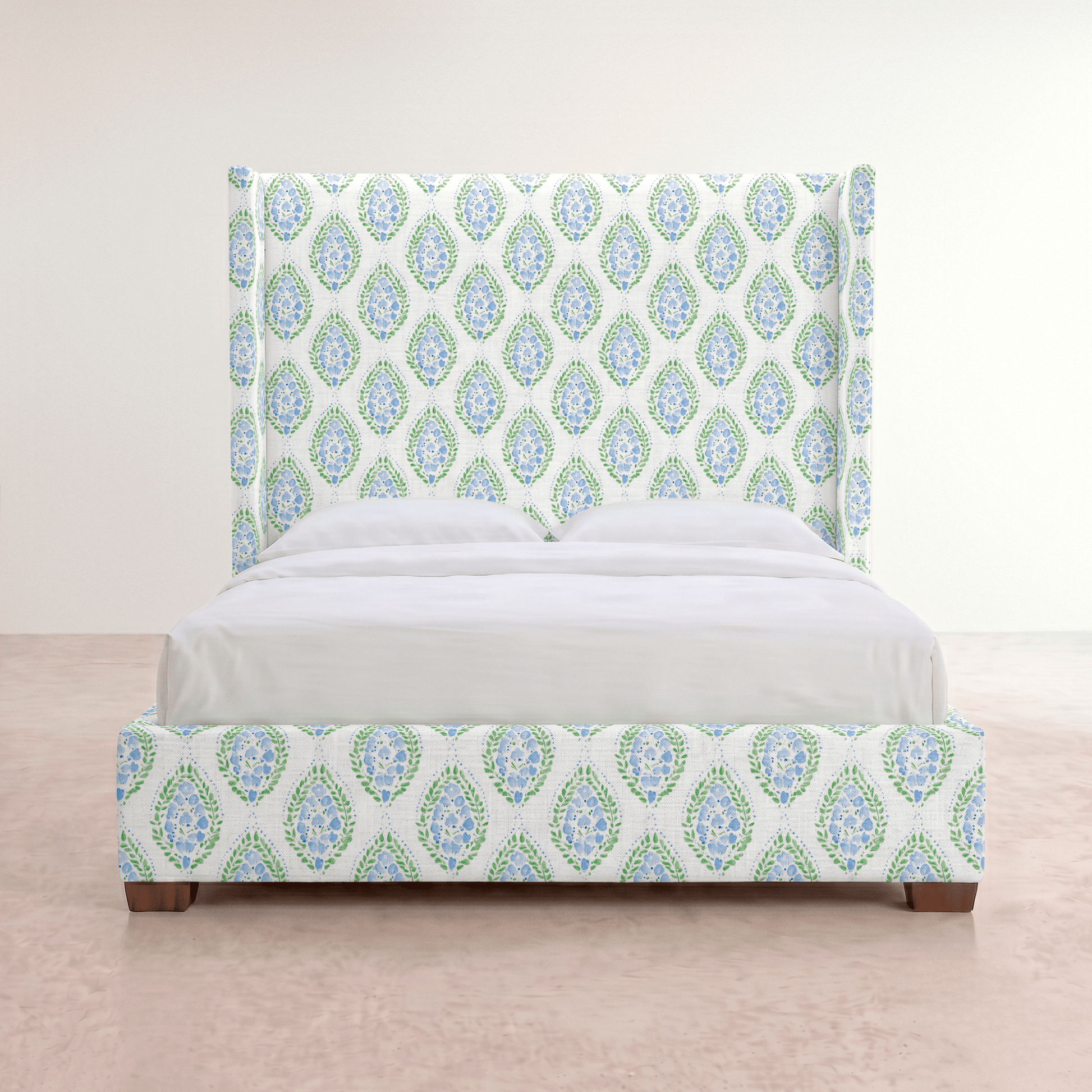 The Selene Bed in Leaf Me Be - Lemon Park