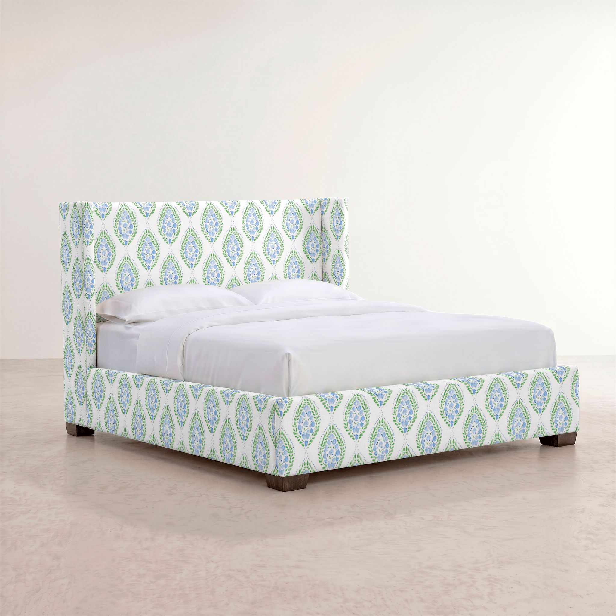 The Selene Bed in Leaf Me Be - Lemon Park