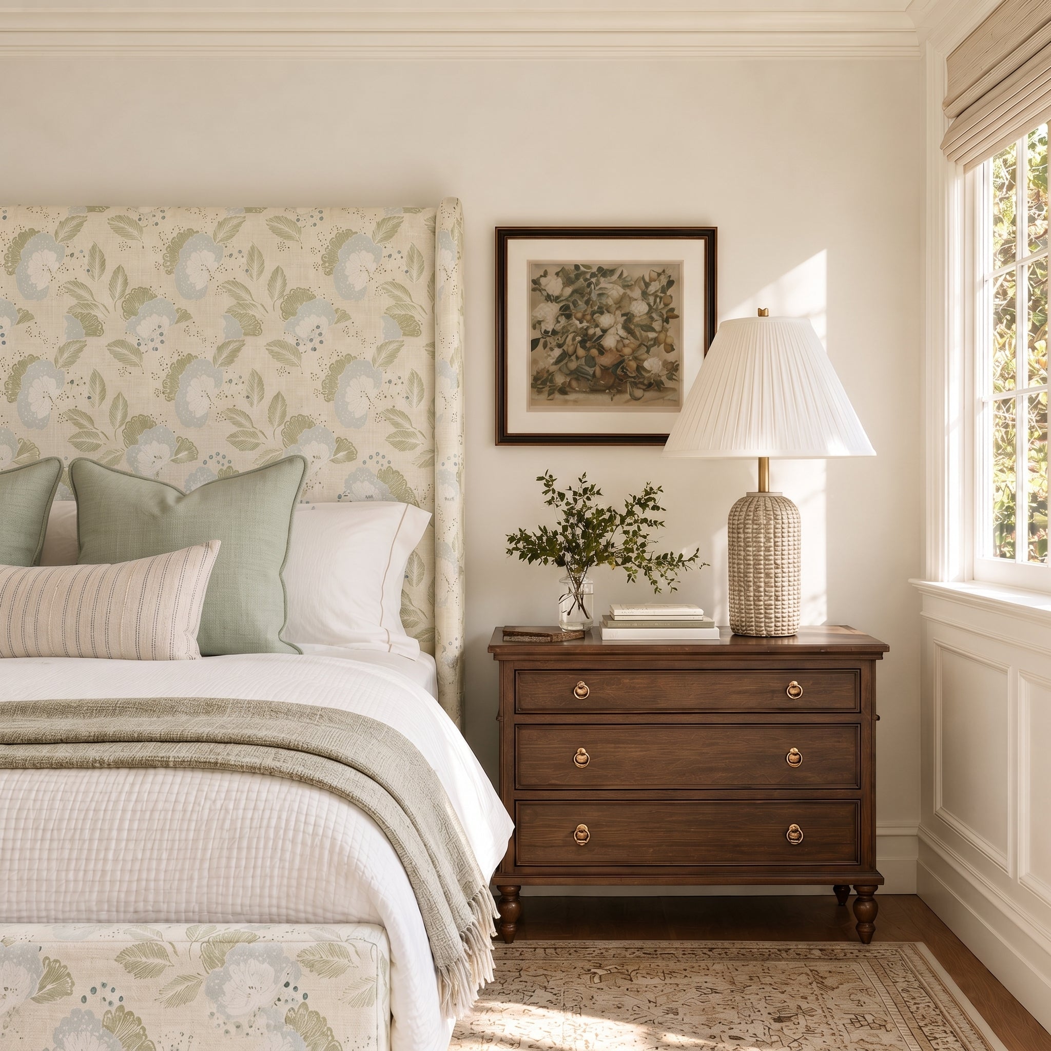 The Selene Bed in Mint to Be - Lemon Park