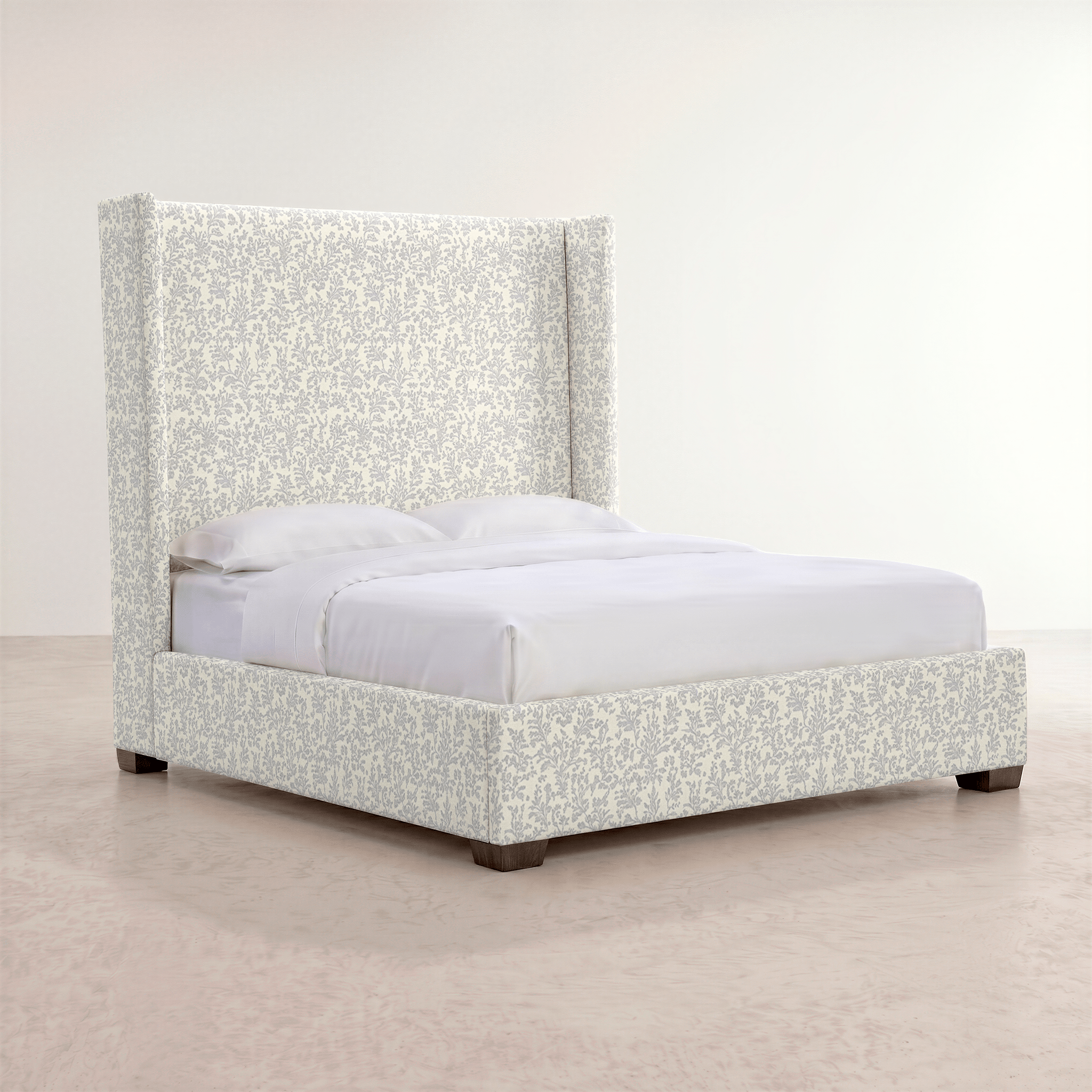The Selene Bed in Ruby Nell - Lemon Park