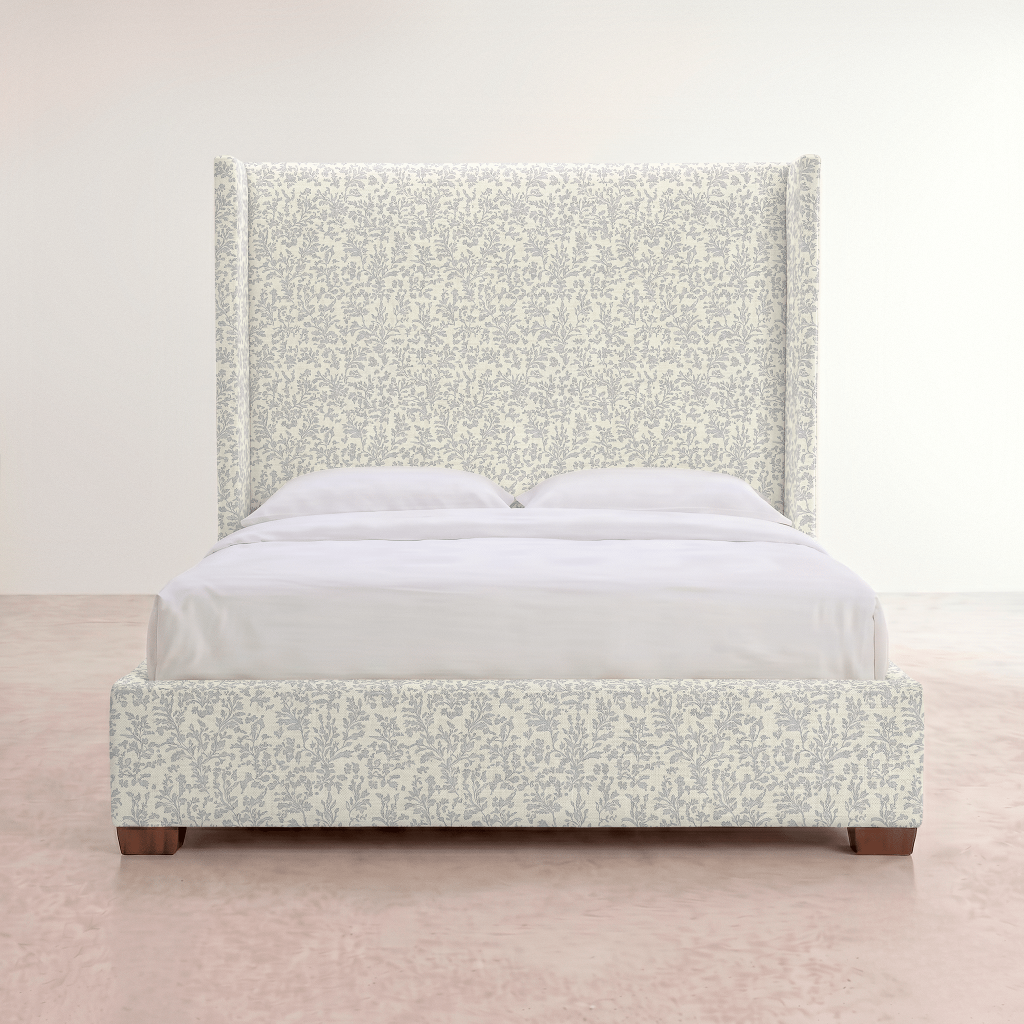 The Selene Bed in Ruby Nell - Lemon Park