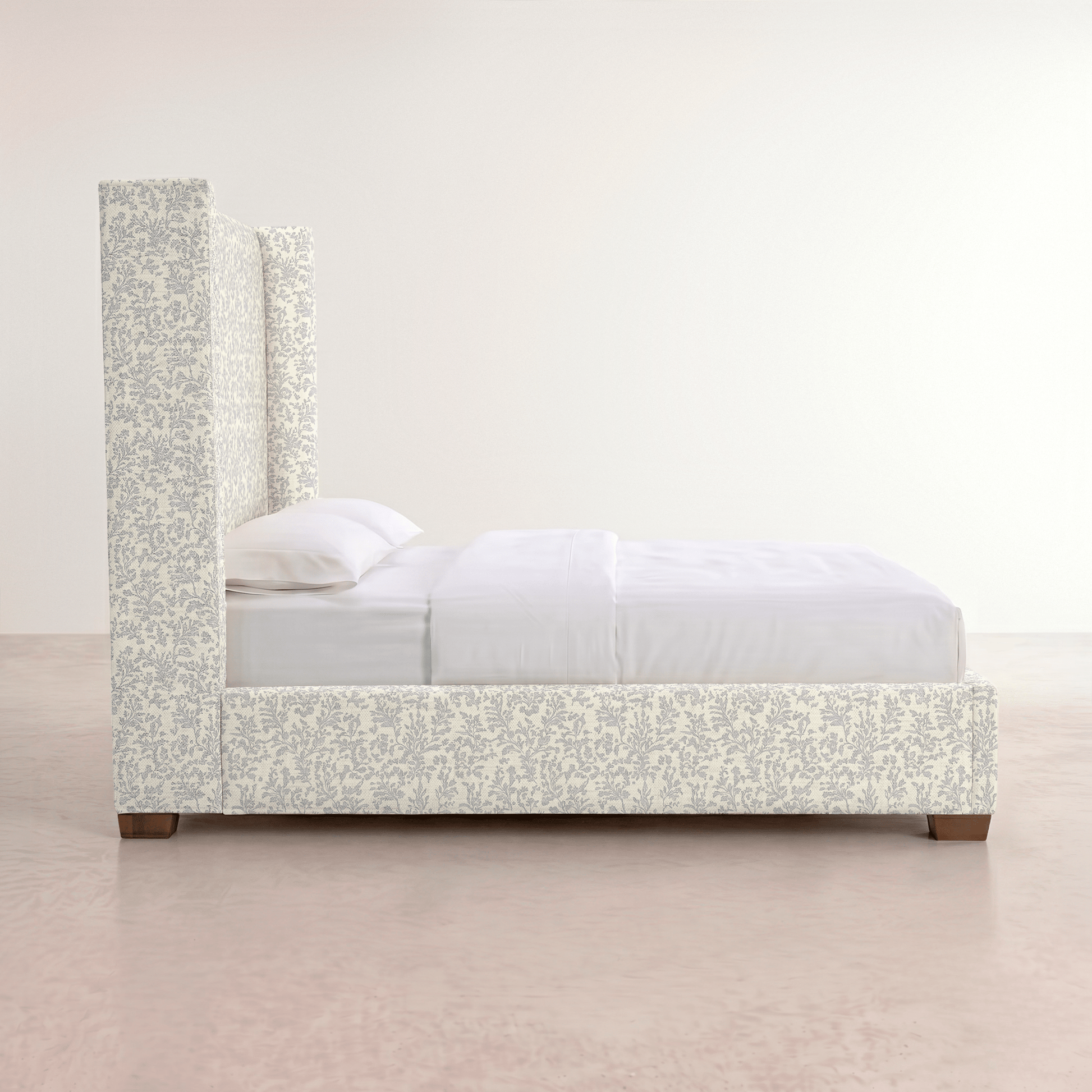The Selene Bed in Ruby Nell - Lemon Park