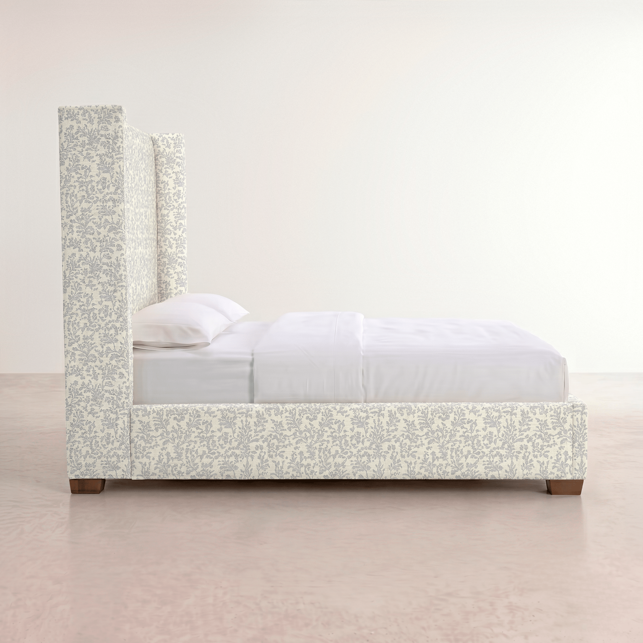 The Selene Bed in Ruby Nell - Lemon Park