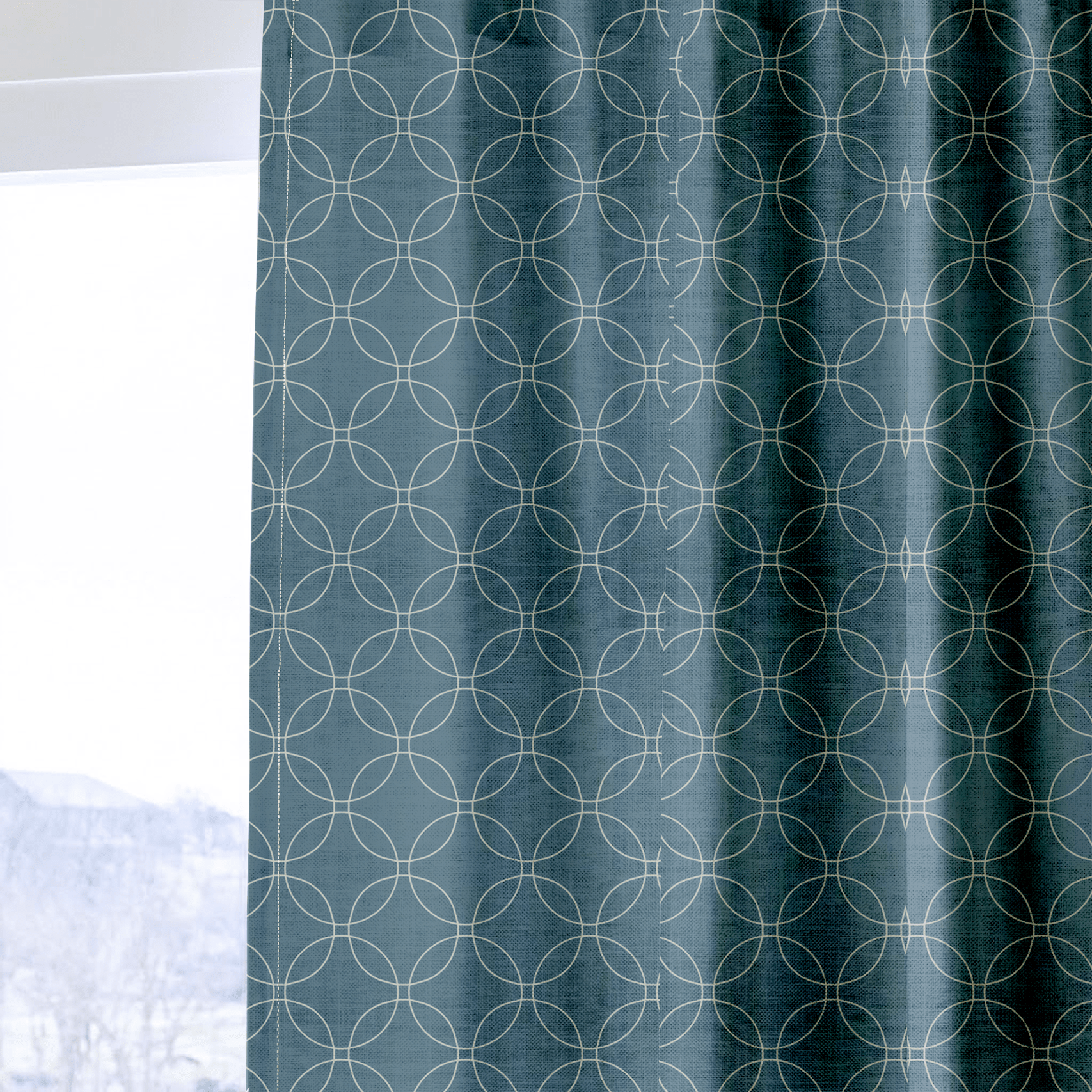 The Silk Garden Aegean Diamond - Drapery - Lemon Park