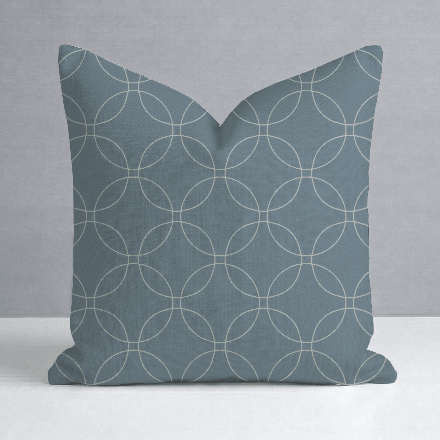 The Silk Garden Aegean Diamond Throw Pillow - Lemon Park