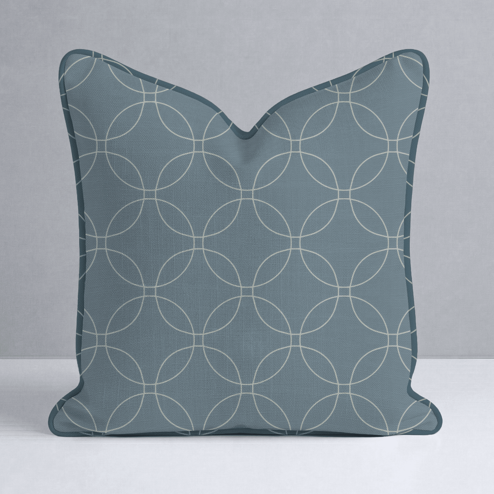 The Silk Garden Aegean Diamond Throw Pillow - Lemon Park