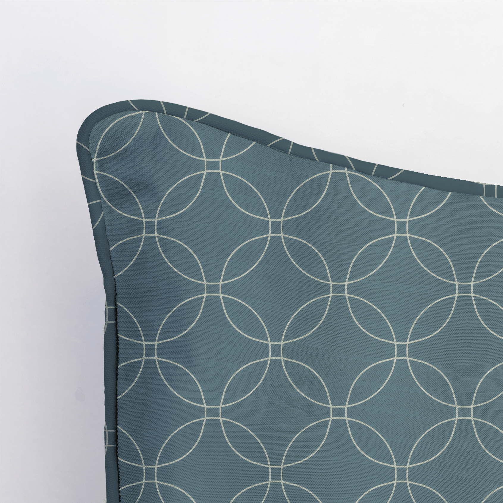 The Silk Garden Aegean Diamond Throw Pillow - Lemon Park