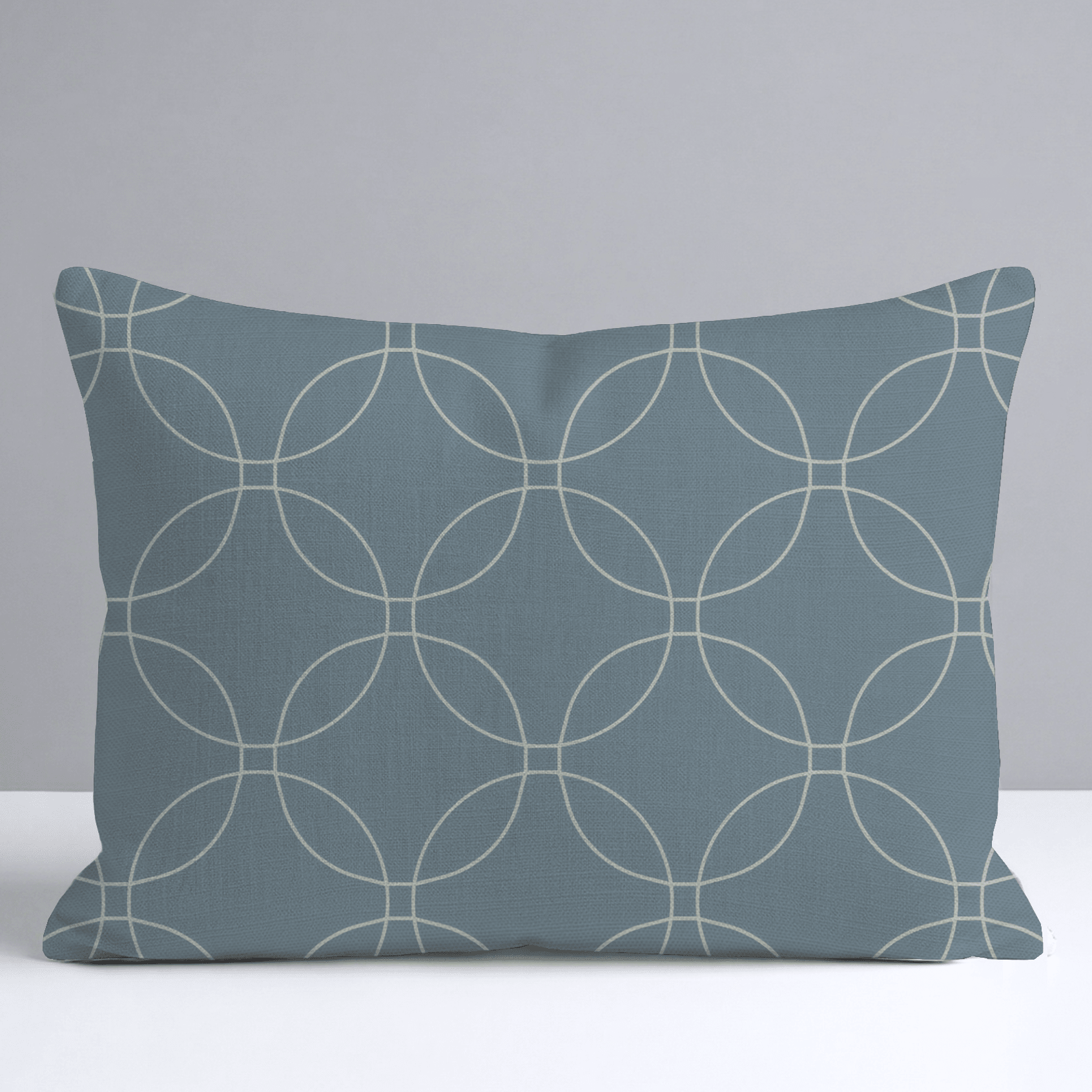 The Silk Garden Aegean Diamond Throw Pillow - Lemon Park