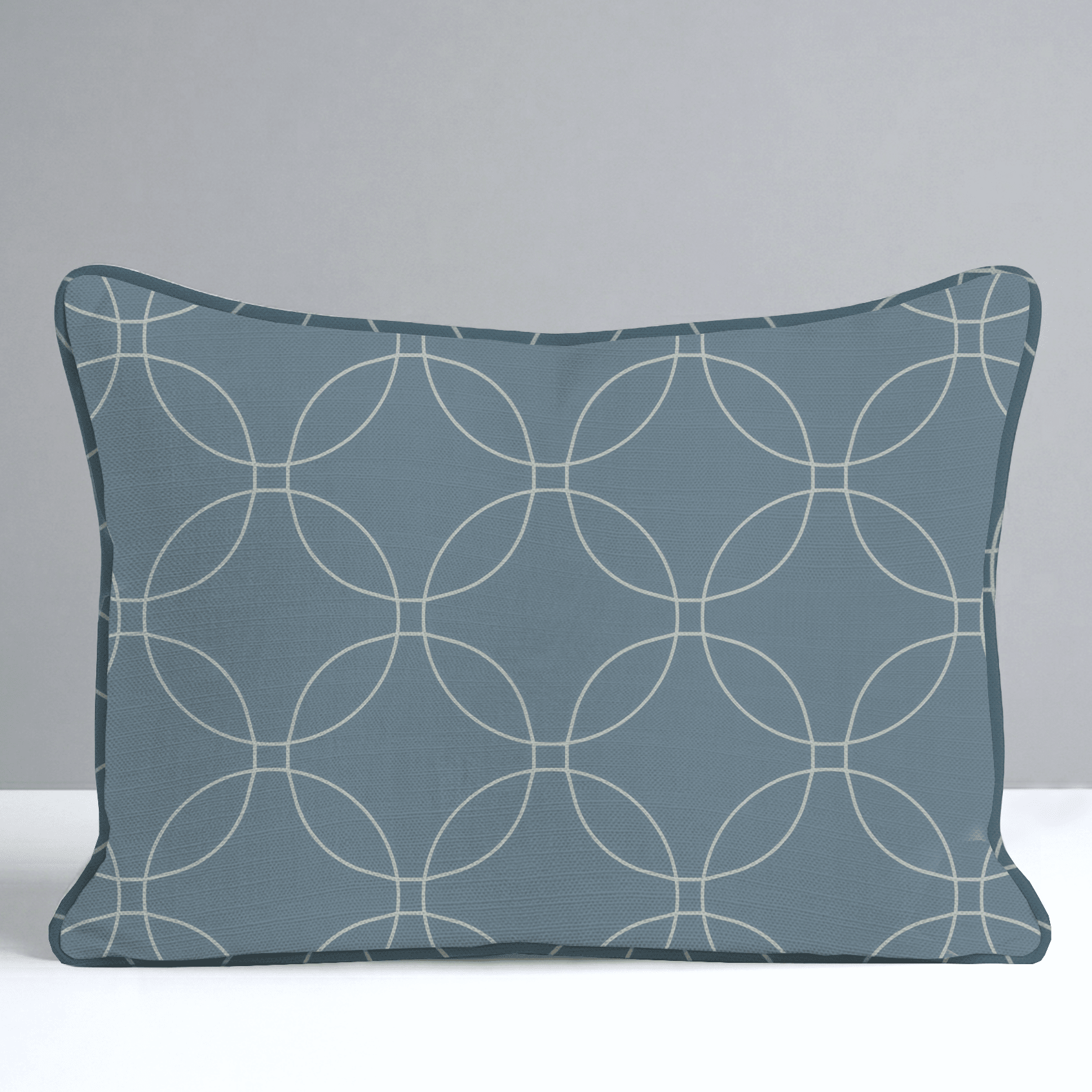 The Silk Garden Aegean Diamond Throw Pillow - Lemon Park