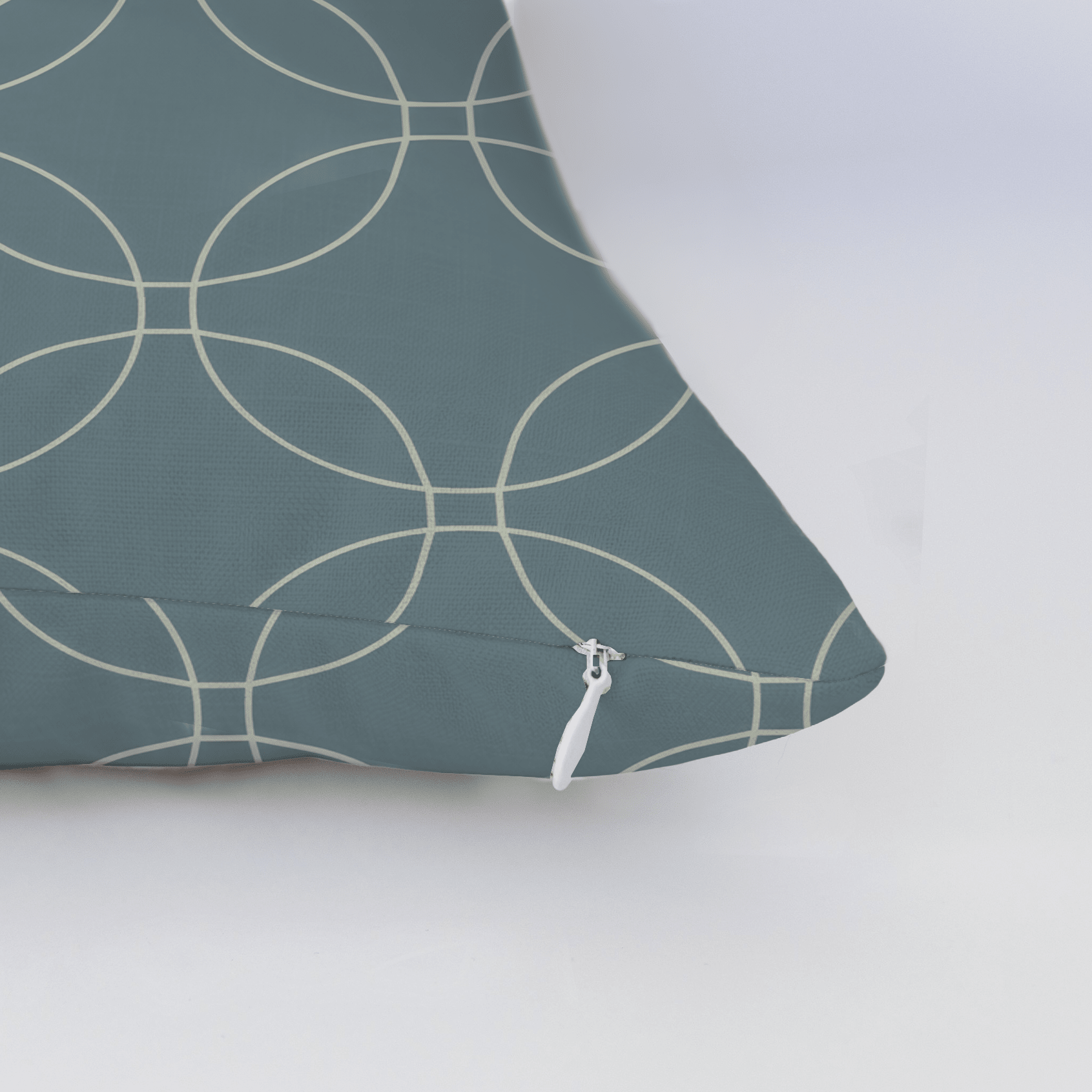 The Silk Garden Aegean Diamond Throw Pillow - Lemon Park