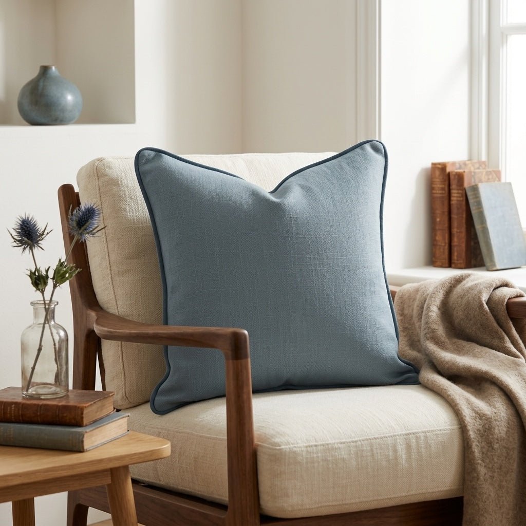 The Silk Garden Aegean Throw Pillow - Lemon Park