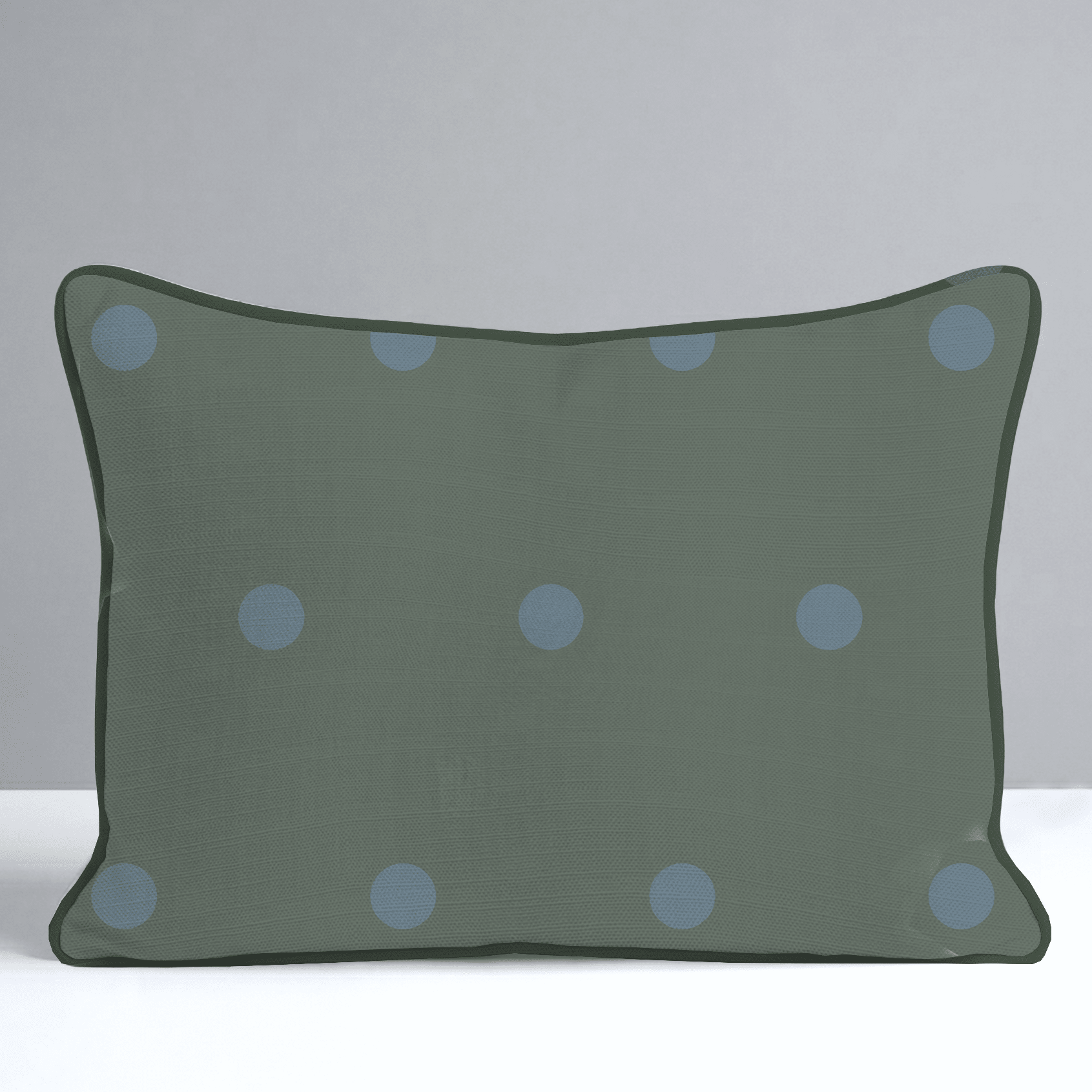 The Silk Garden Evergreen Dots Throw Pillow - Lemon Park