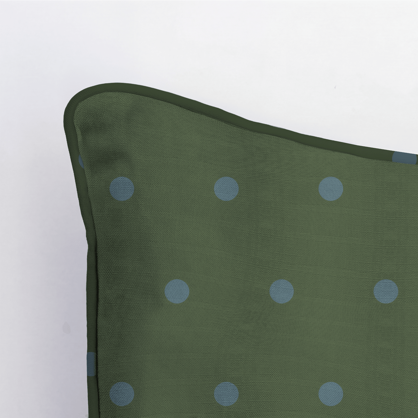 The Silk Garden Evergreen Dots Throw Pillow - Lemon Park