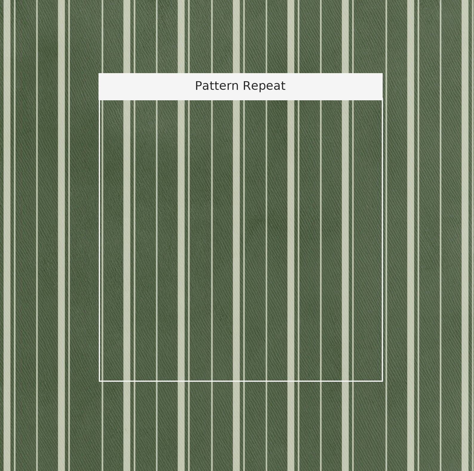 The Silk Garden Evergreen Stripes - Fabric - Lemon Park