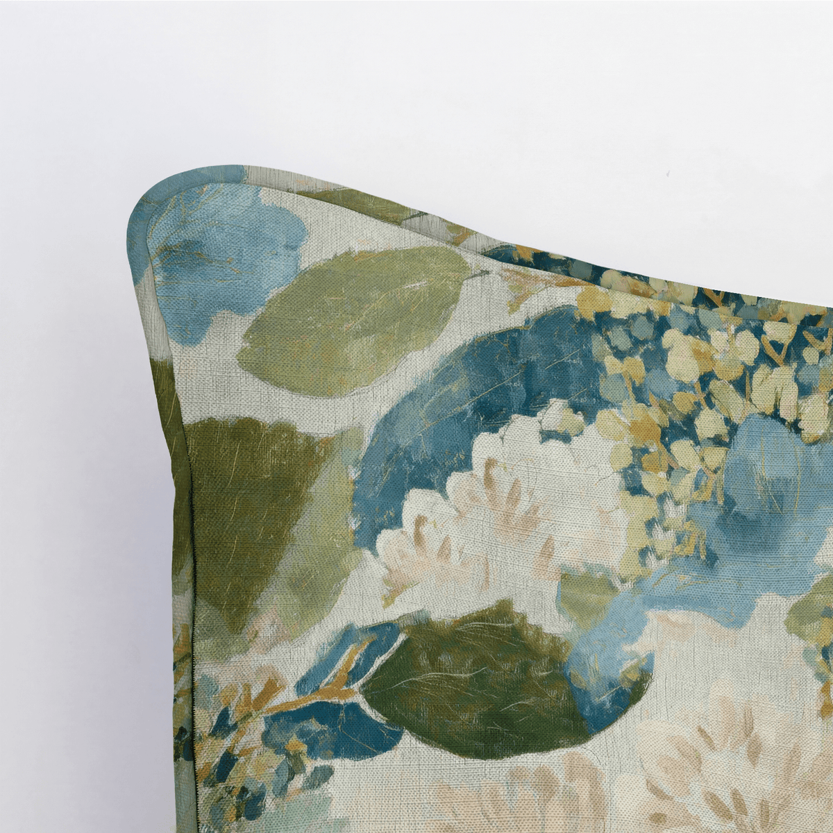 The Silk Garden Pattern Throw Pillow - Lemon Park
