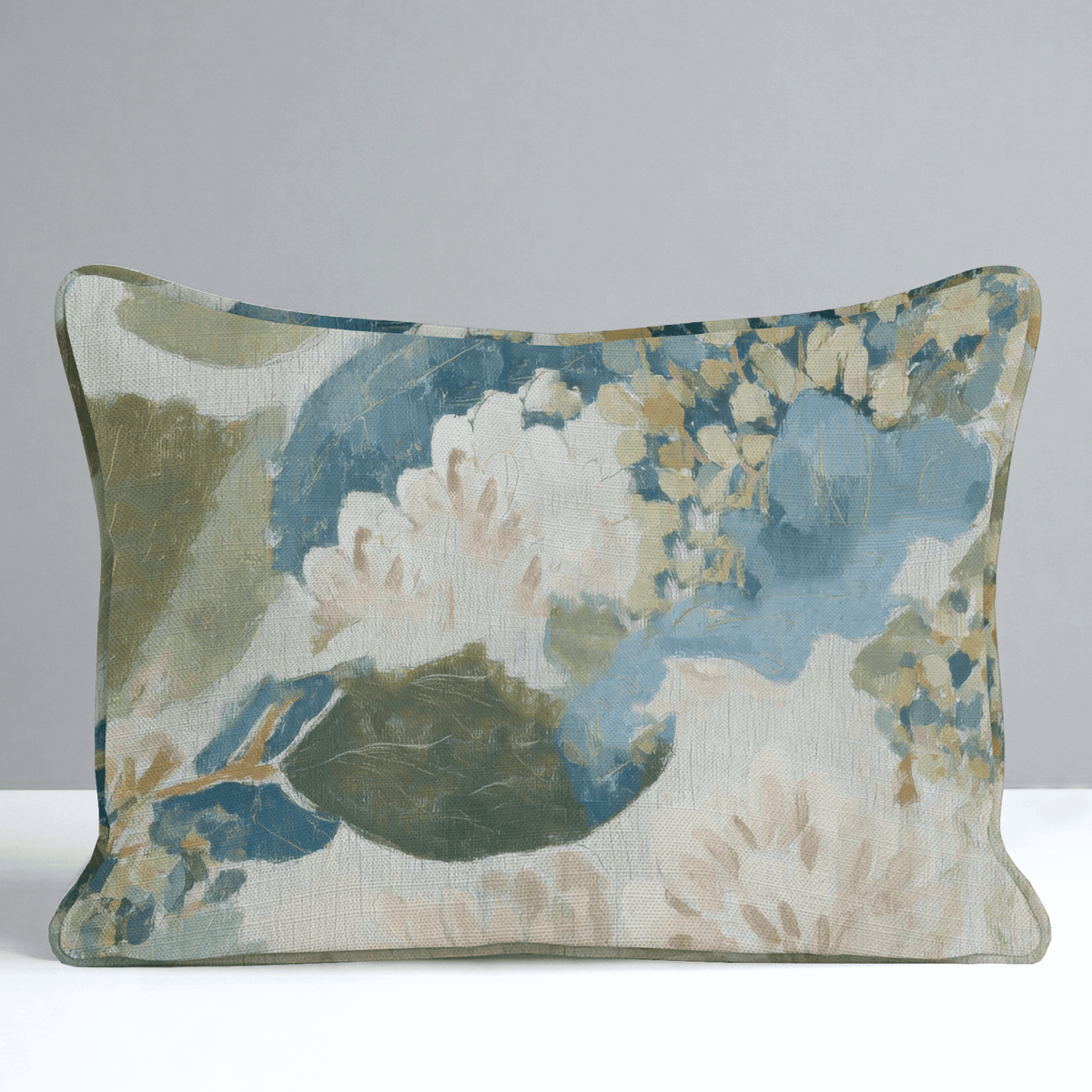 The Silk Garden Pattern Throw Pillow - Lemon Park