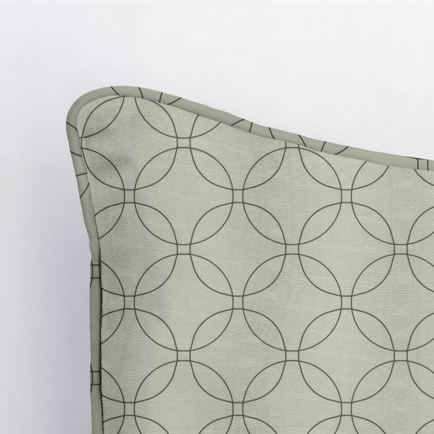 The Silk Garden Sage Diamond Throw Pillow - Lemon Park