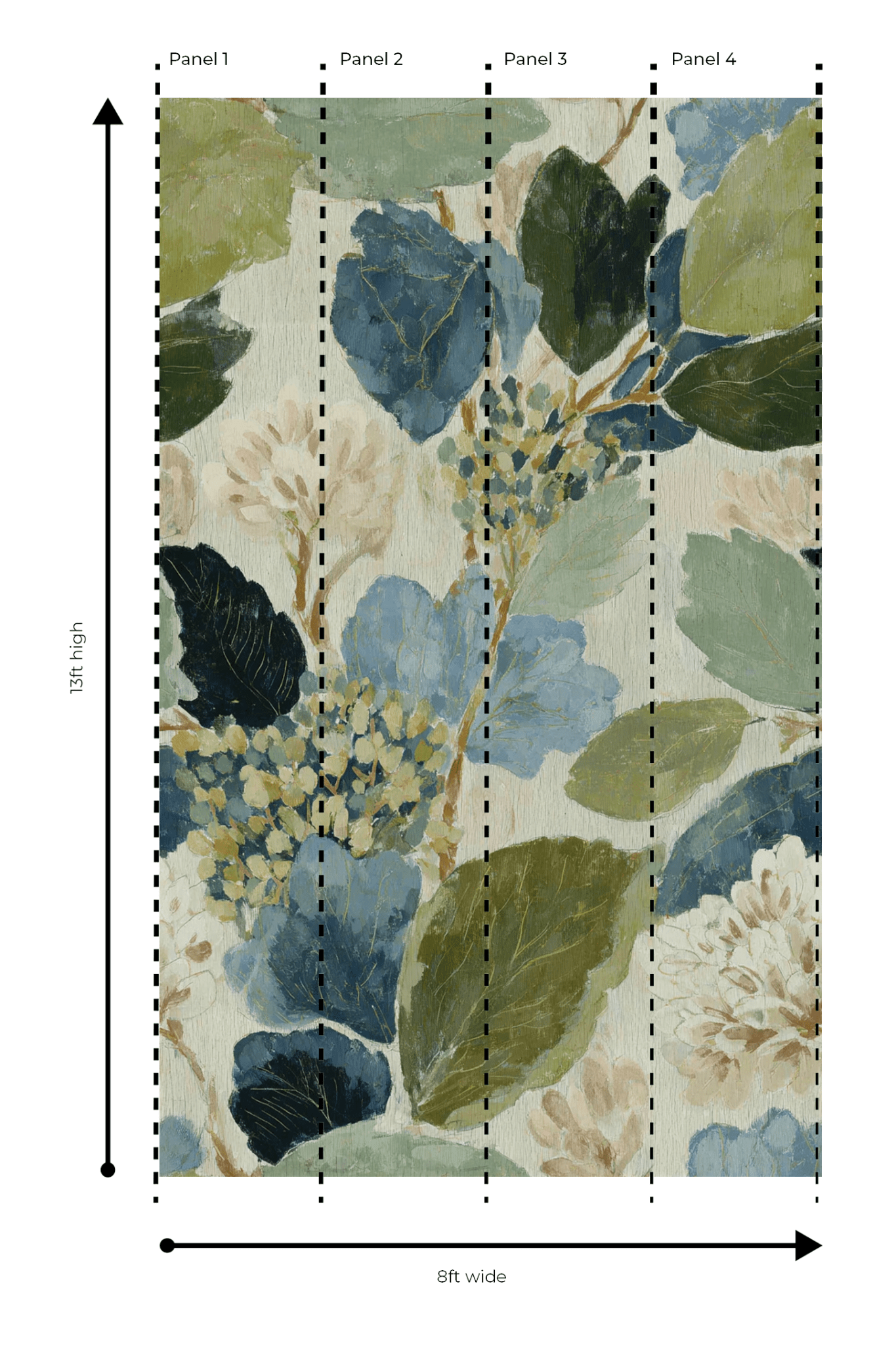 The Silk Garden - Wall Mural - Lemon Park