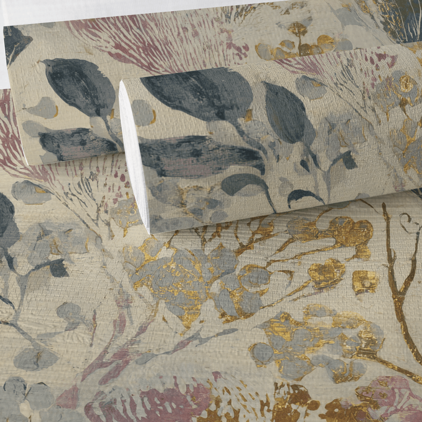 The Soft Green Faux Grasscloth Wallpaper - Lemon Park