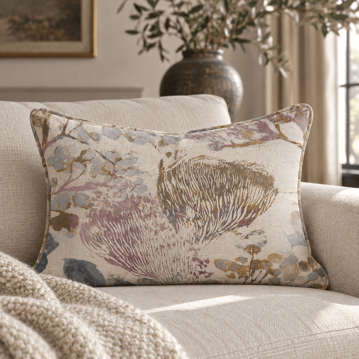 The Soft Green Throw Pillow - Lemon Park