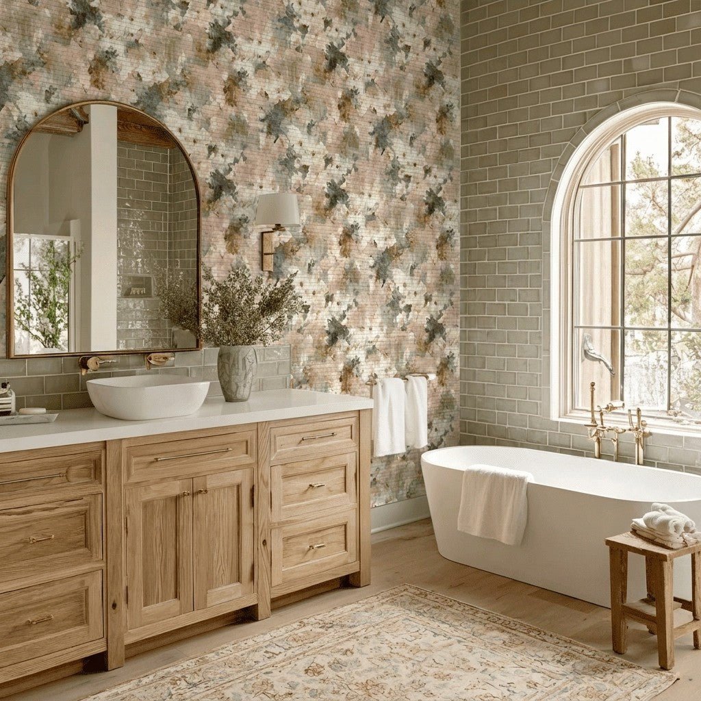 The Study Faux Grasscloth Wallpaper - Lemon Park