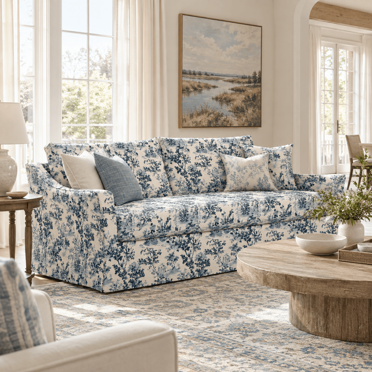 The Theodore Sofa in Benjamin - Lemon Park