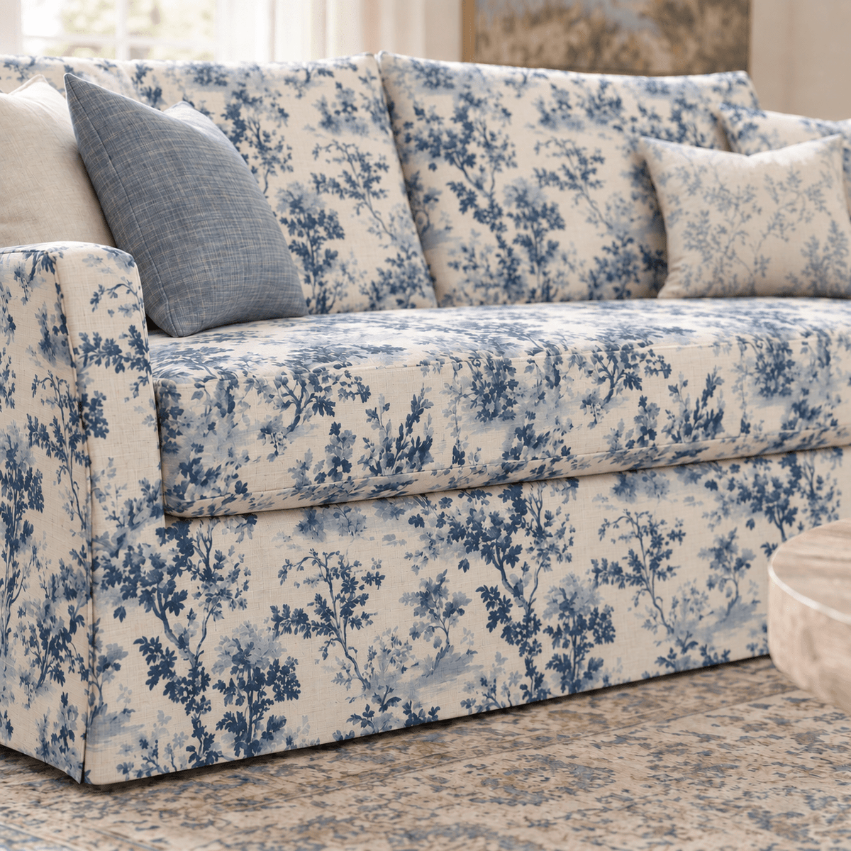 The Theodore Sofa in Benjamin - Lemon Park