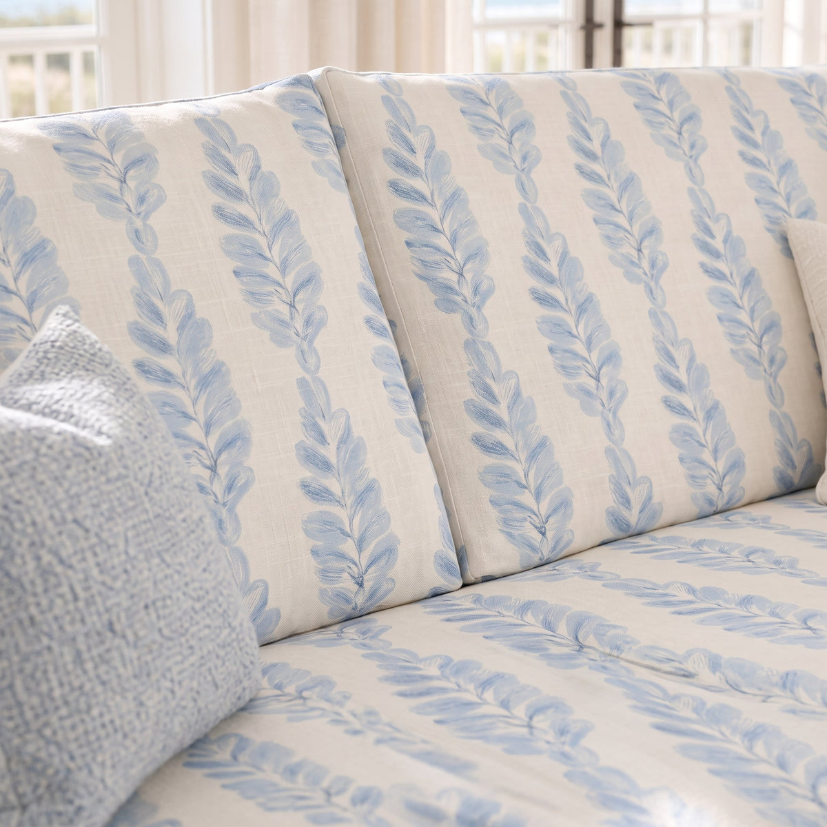 The Theodore Sofa in Carolina Ferns - Lemon Park