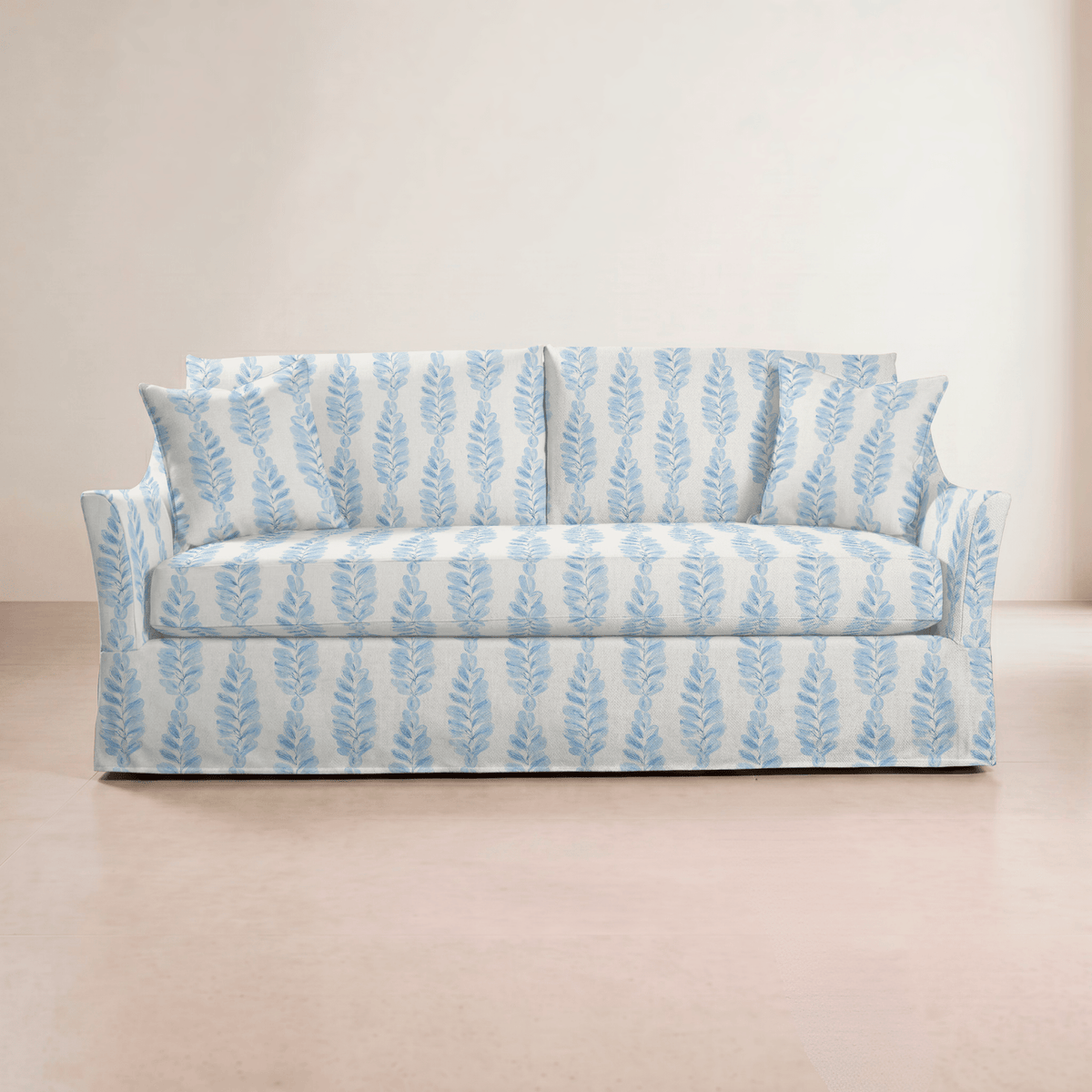 The Theodore Sofa in Carolina Ferns - Lemon Park