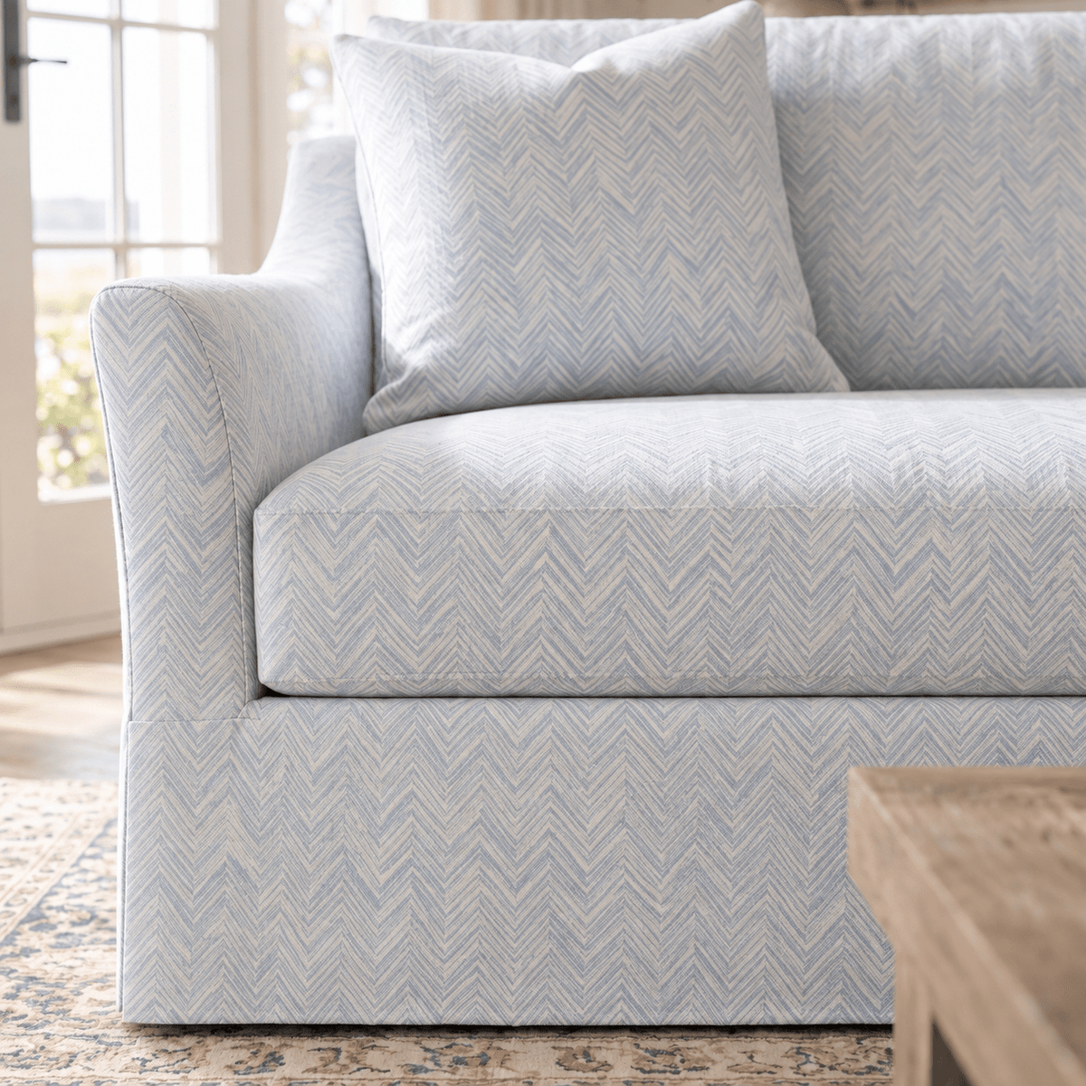 The Theodore Sofa in Classic Harmony - Lemon Park