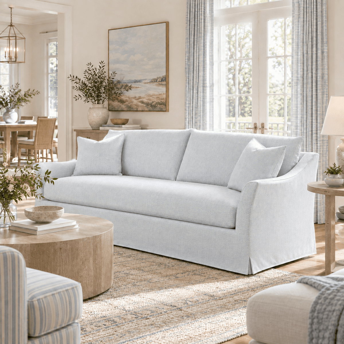 The Theodore Sofa in Classic Harmony - Lemon Park