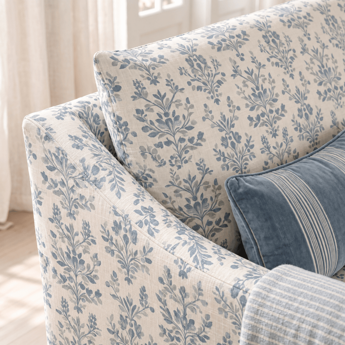 The Theodore Sofa in Eden - Lemon Park