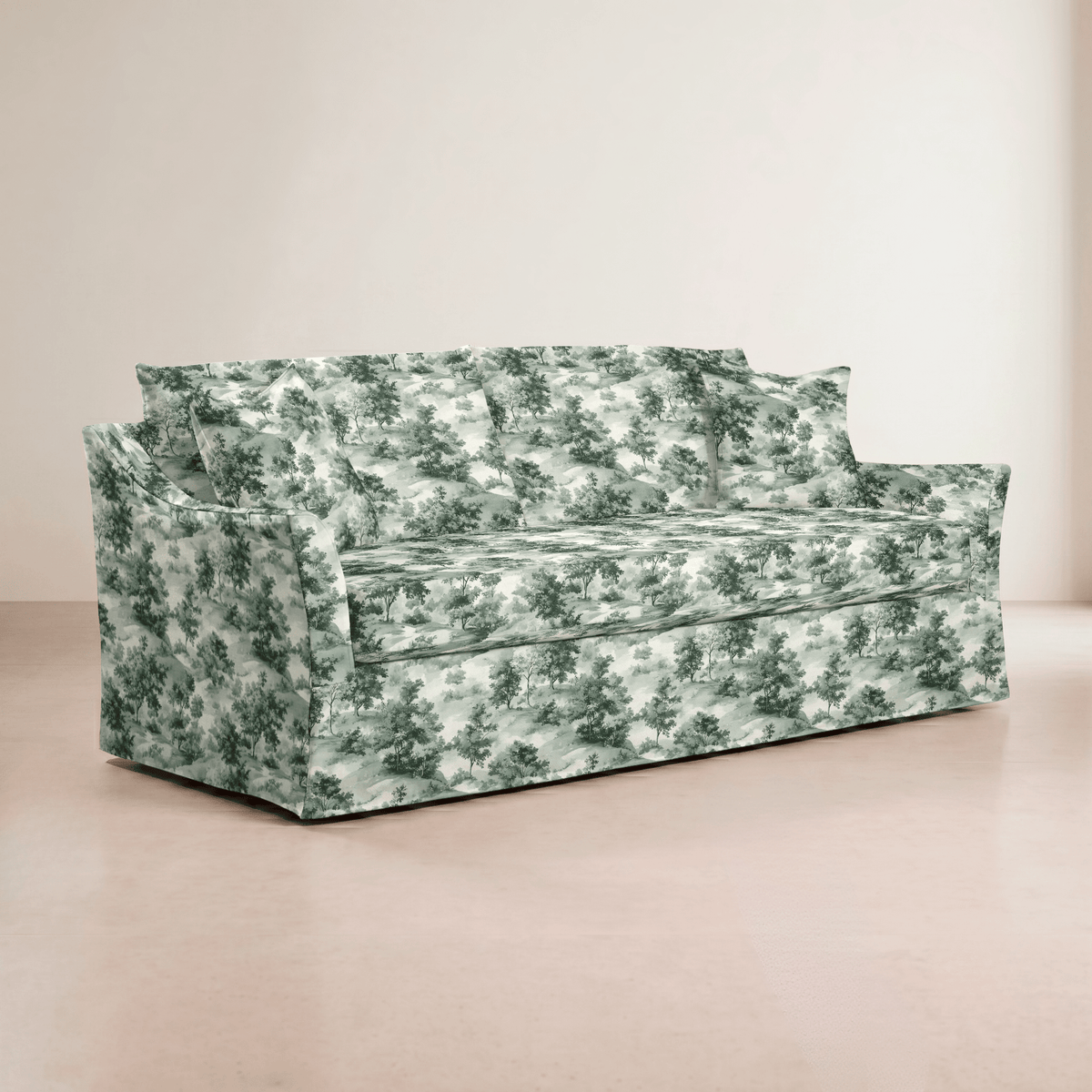 The Theodore Sofa in Fog & Found - Lemon Park