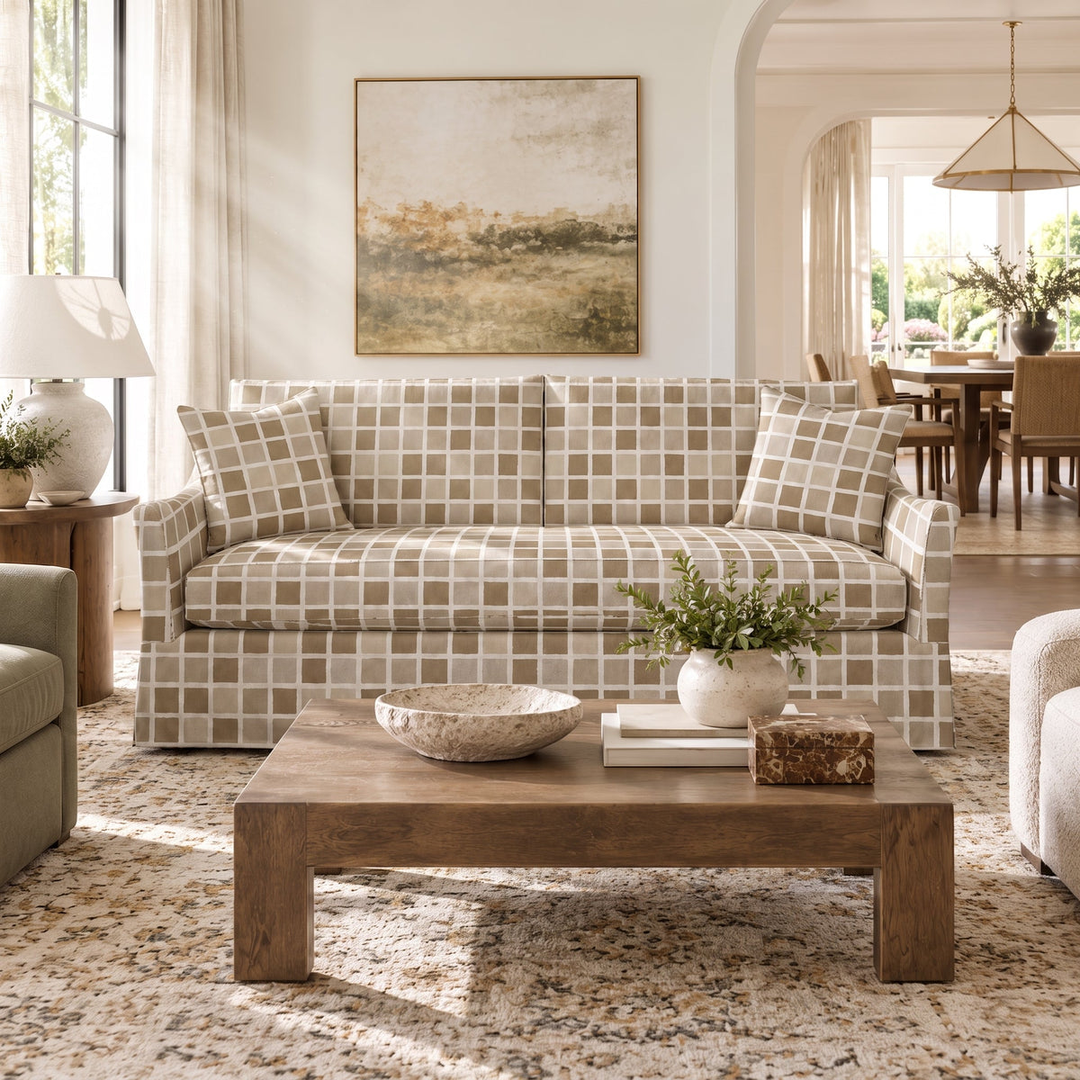 The Theodore Sofa in Thistle Hill - Lemon Park