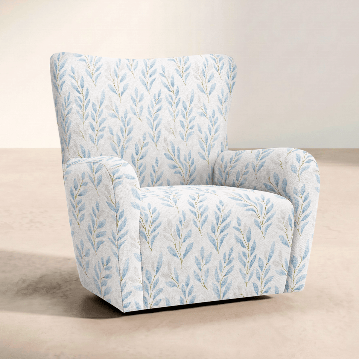 The Winston Chair in Atlantic Ferns - Lemon Park