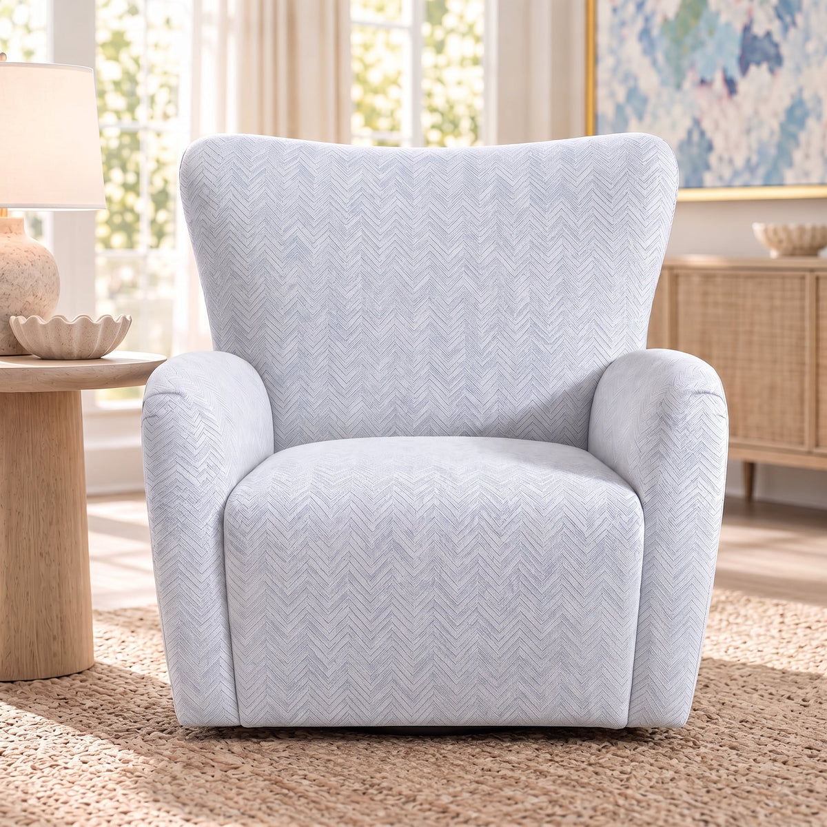 The Winston Chair in Classic Harmony - Lemon Park