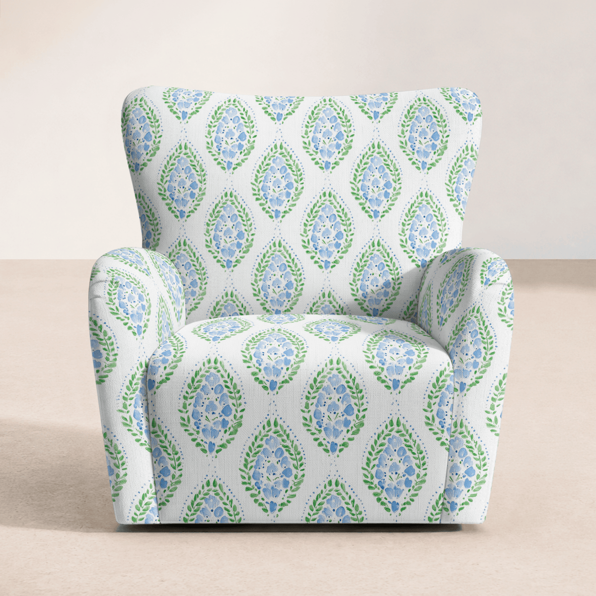 The Winston Chair in Leaf Me Be - Lemon Park