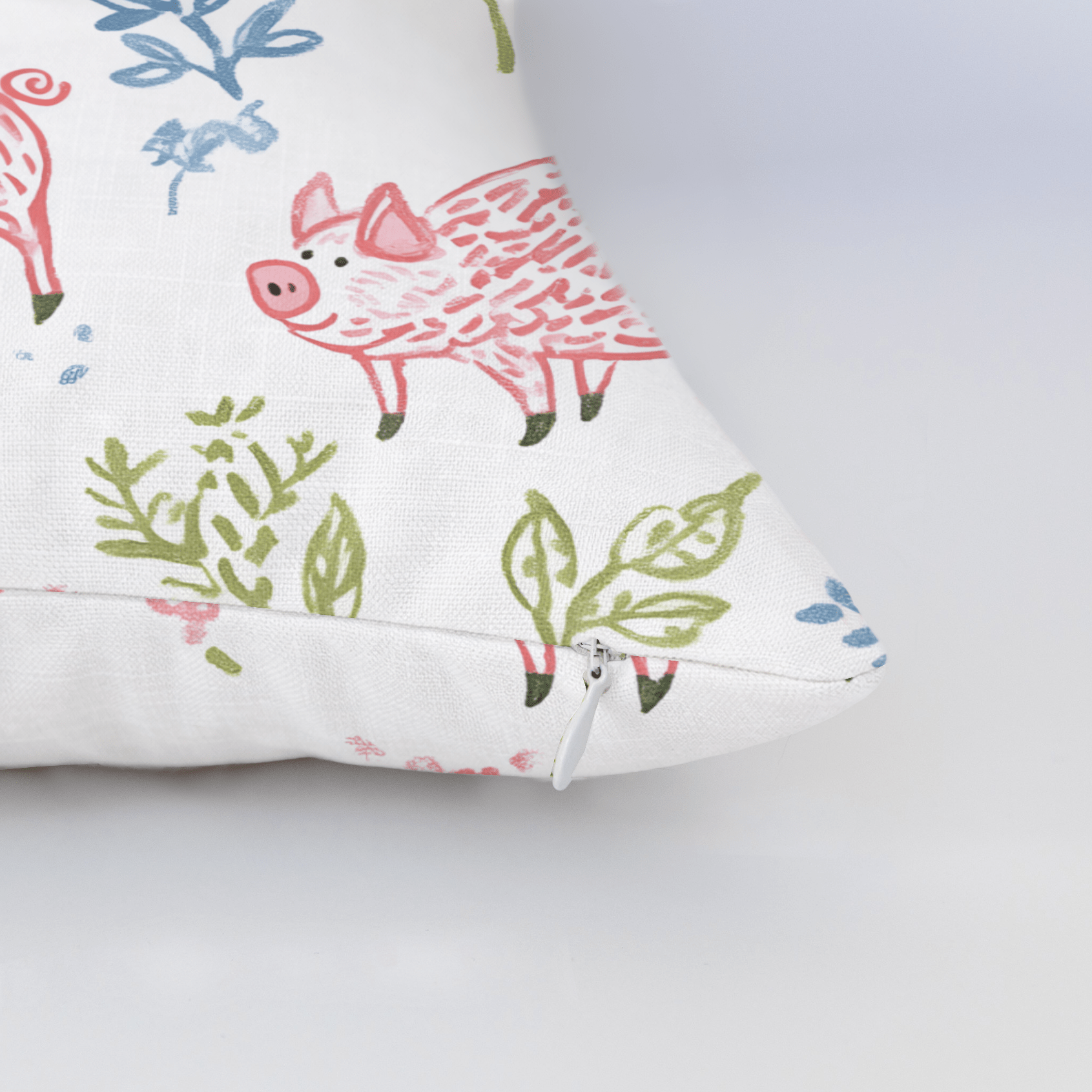 These Piggies Throw Pillow - Lemon Park