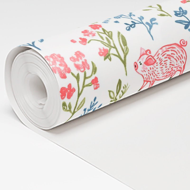 These Piggies Wallpaper - Lemon Park