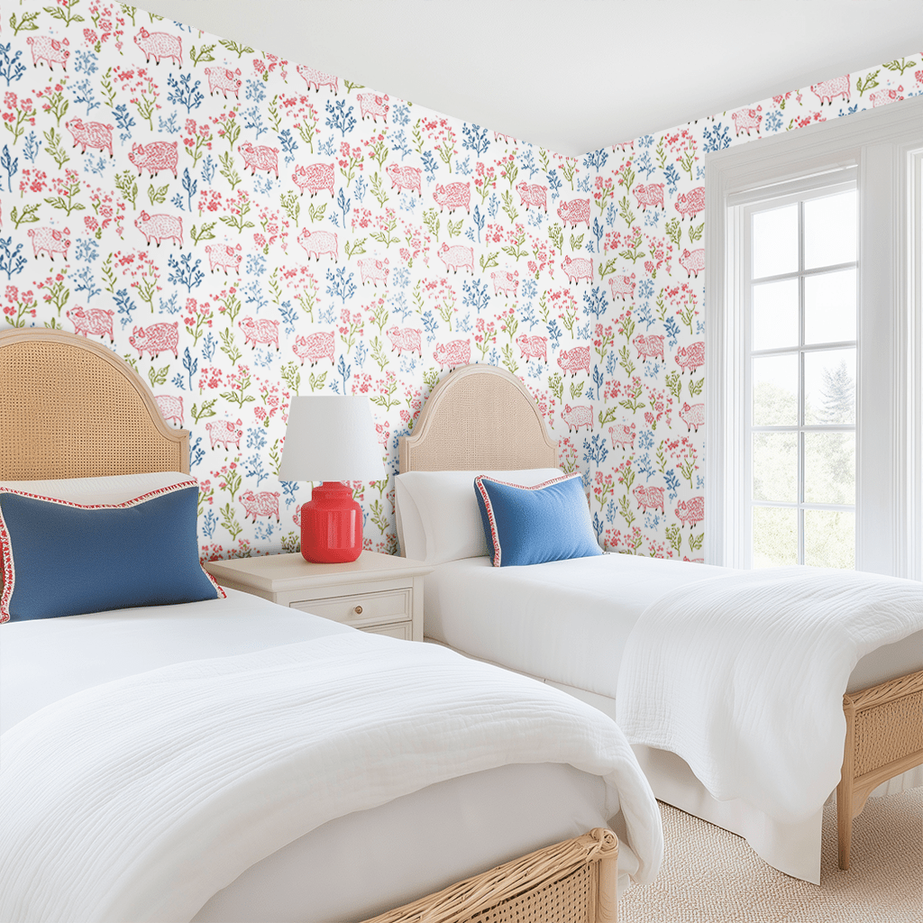 These Piggies Wallpaper - Lemon Park