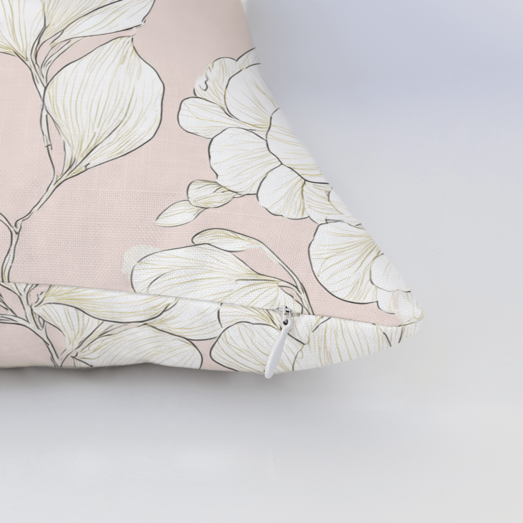 Think Pink Hydrangea Throw Pillow - Lemon Park