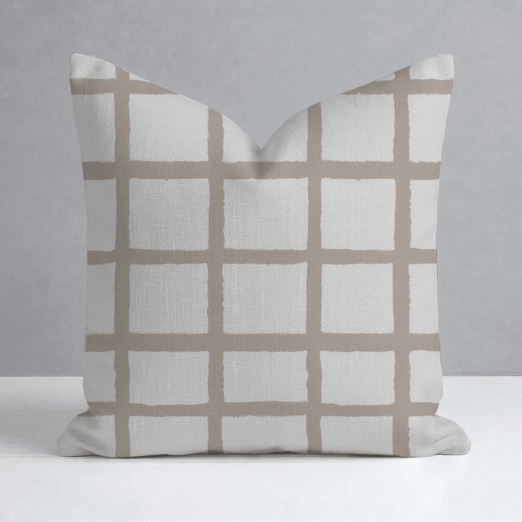 Thistle Check Throw Pillow - Lemon Park
